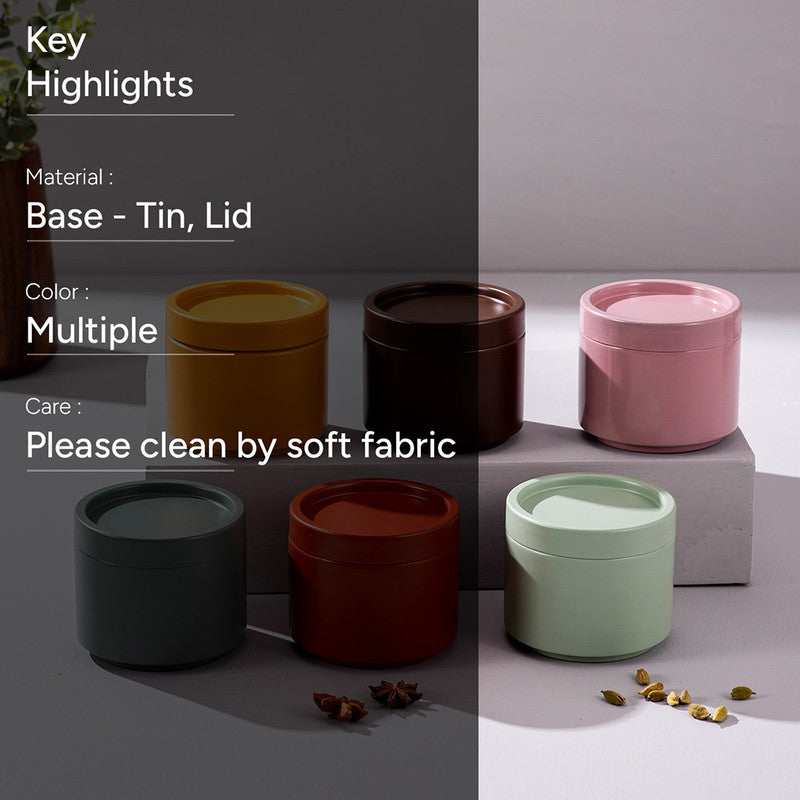 Stainless Steel Spice Jar Set | Multicolour | Set of 6、mySite、camillekostekn