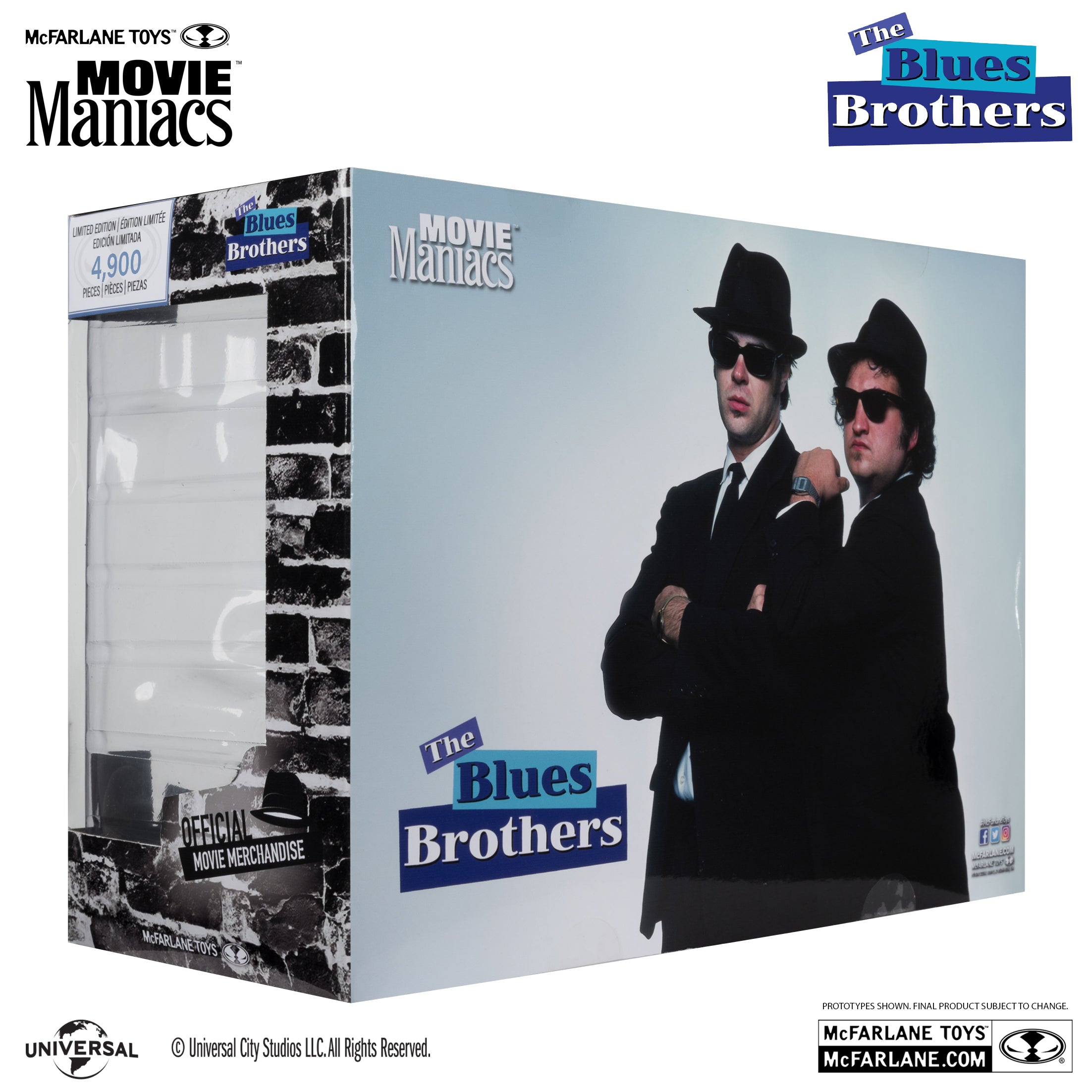 McFarlane Movie Maniacs Exclusive Gold Label Blues Brothers 2-Pack、mySite、hgirdovlk