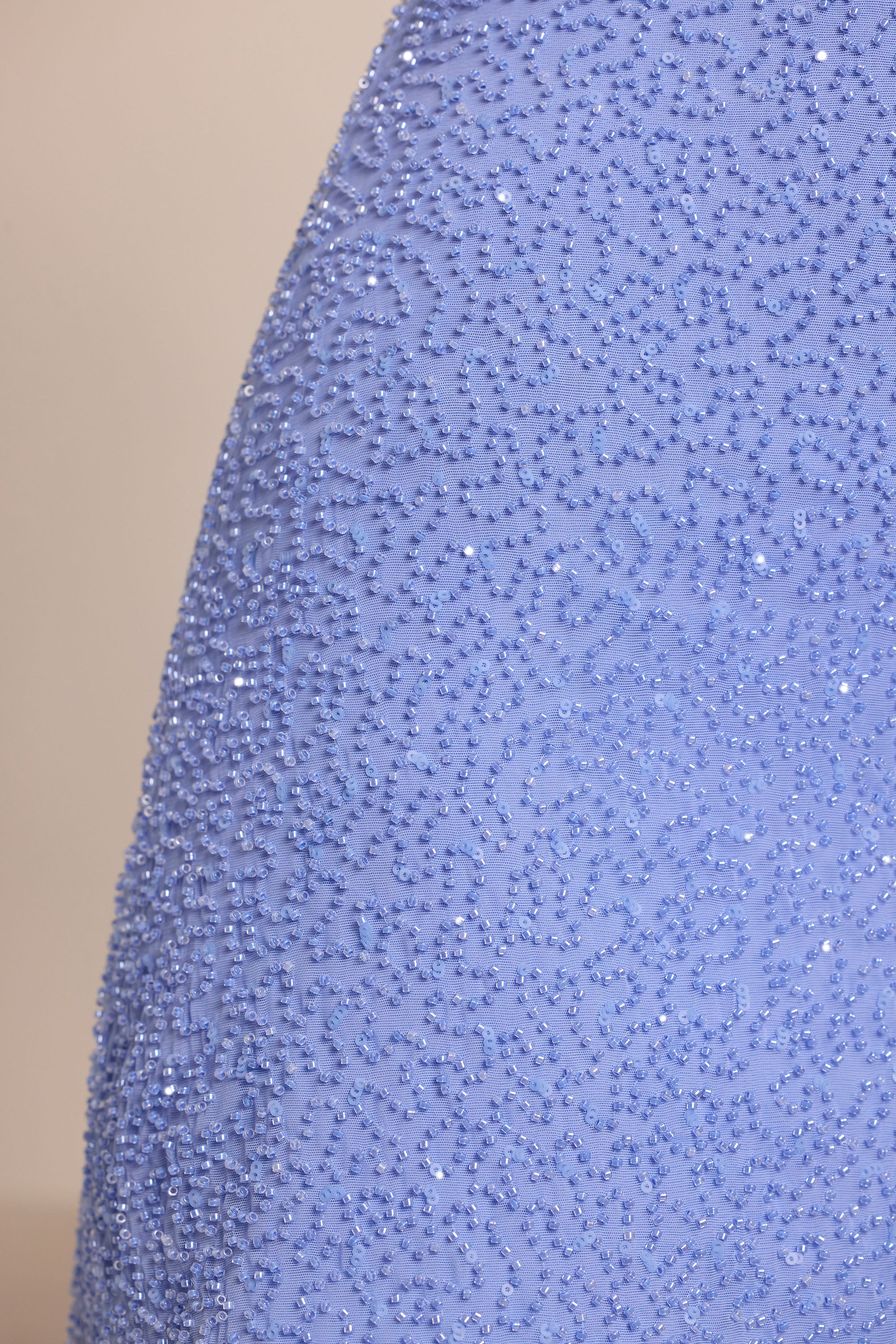 Embellished Cut Out Mini Dress in Powder Blue、mySite、solidvoid