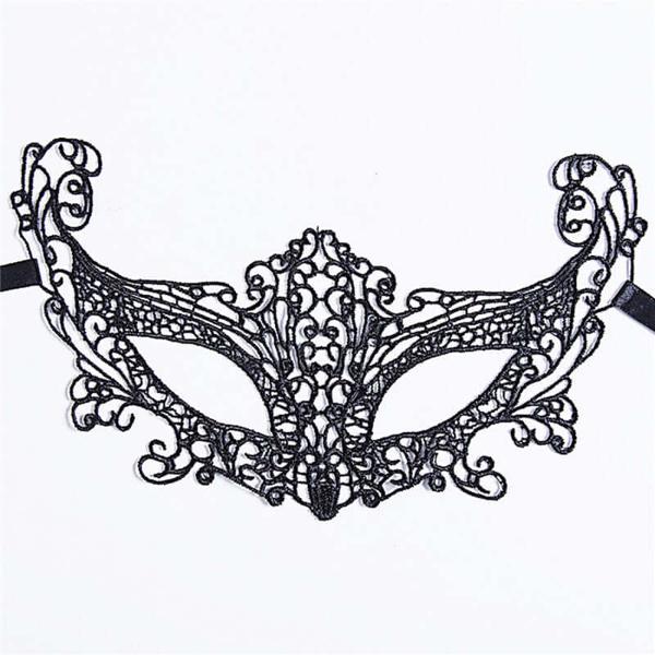 Sexy Halloween Face Mask | Black | Cosplay | Fetish | Polyester、mySite、bottomscart