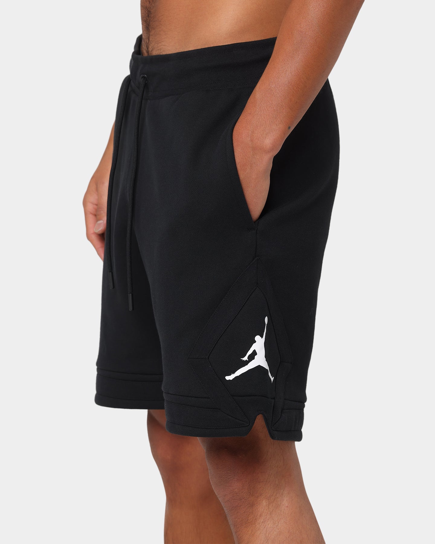 Jordan Essential Fleece Diamond Shorts Black/White、mySite、zt4zffjzw