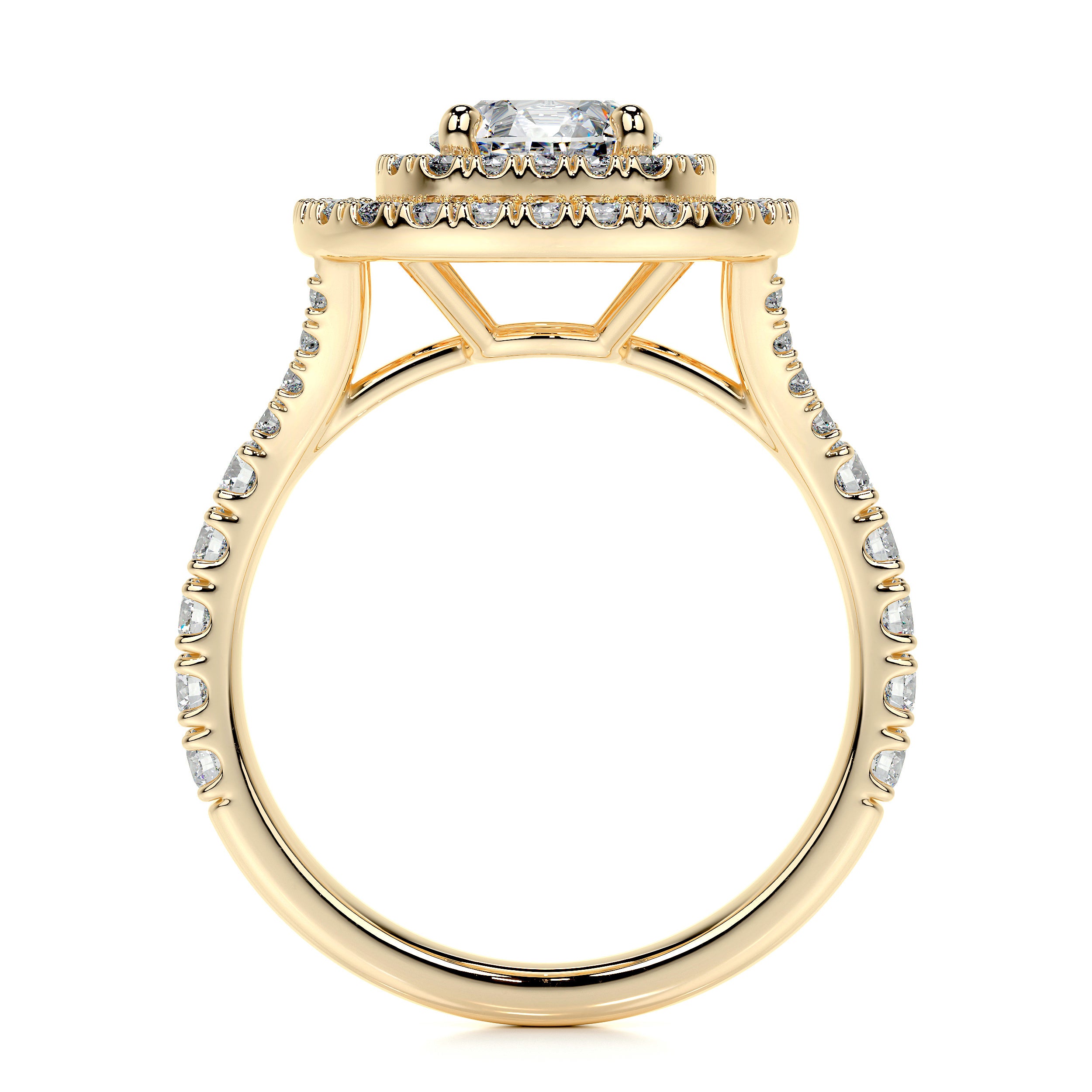 Natalie Lab Grown Diamond Ring -18K Yellow Gold、mySite、hinf8tx79