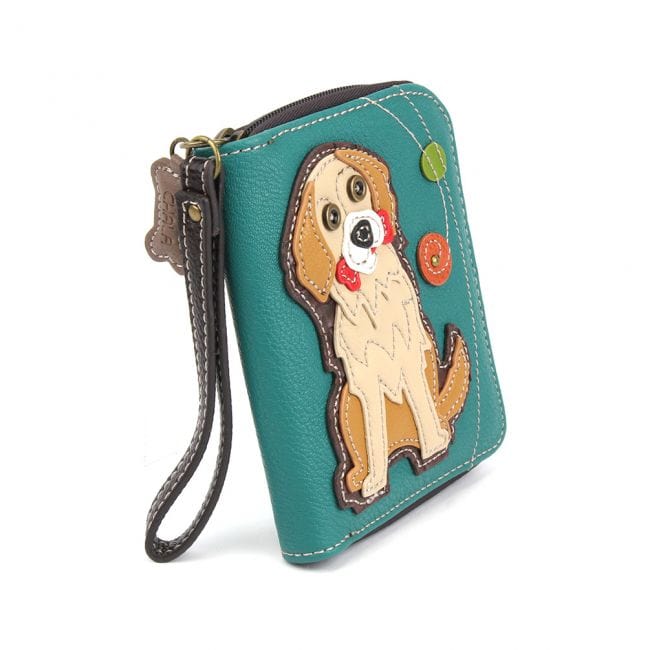 Chala Dog Zip Around Wallets-Carry your cards in dog gone good style!*、mySite、g9winljtr