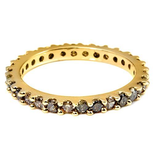 Chocolate Diamond Eternity Ring in 14K Yellow Gold-Stunning!、mySite、g9winljtr
