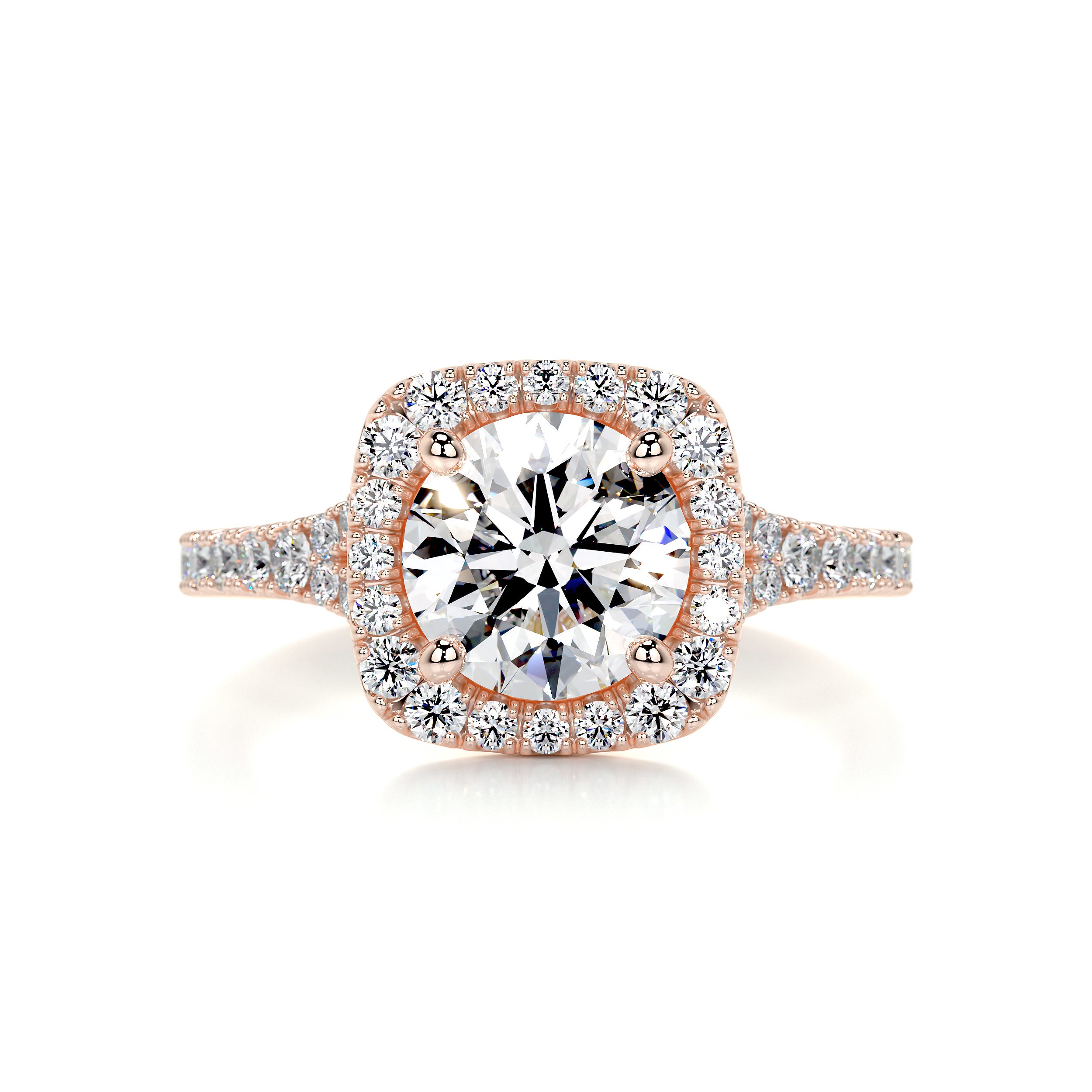 Addison Diamond Engagement Ring -14K Rose Gold、mySite、hinf8tx79