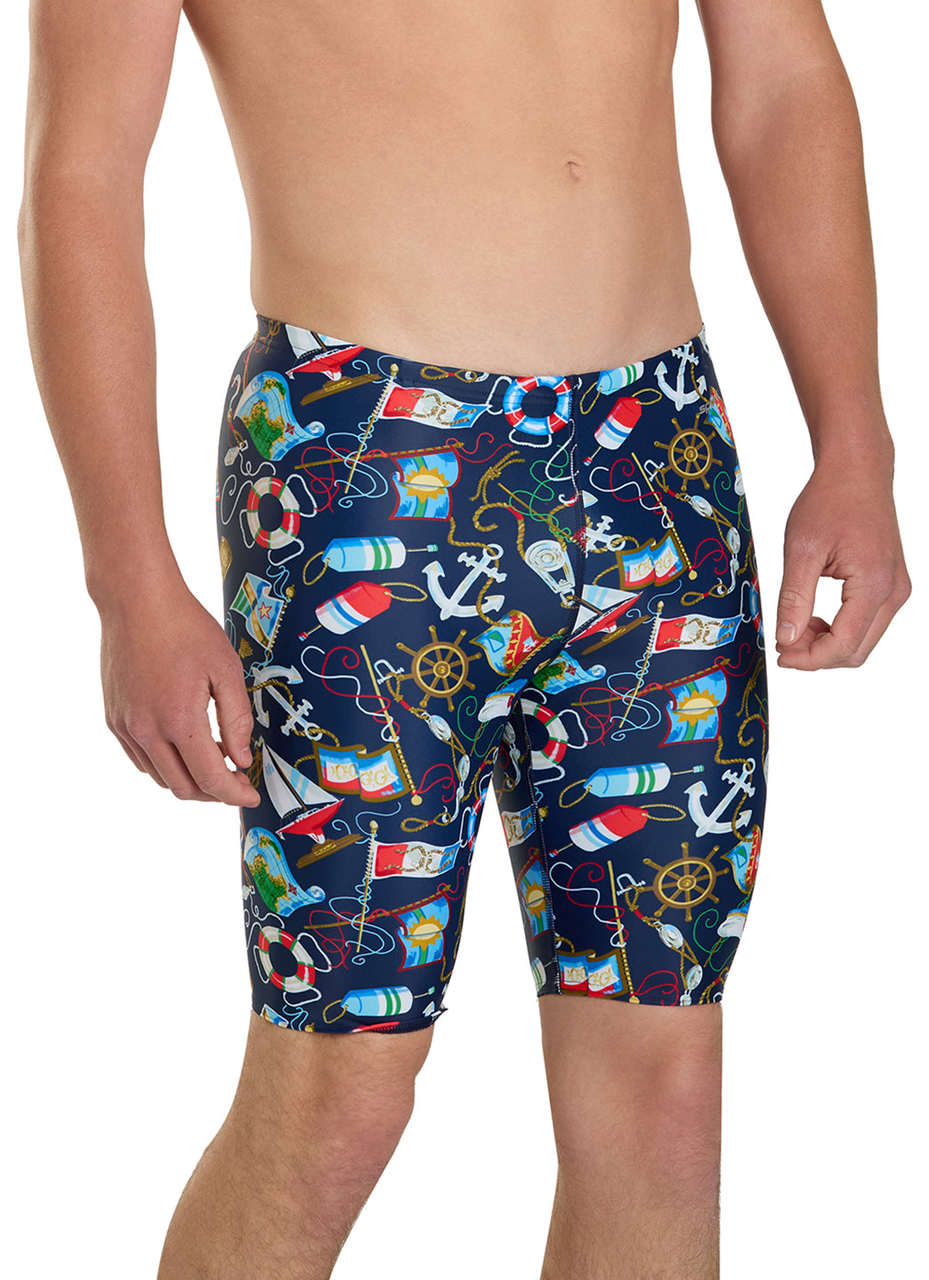 Sporti Anchors Away Jammer Swimsuit (22-44)、mySite、noshort