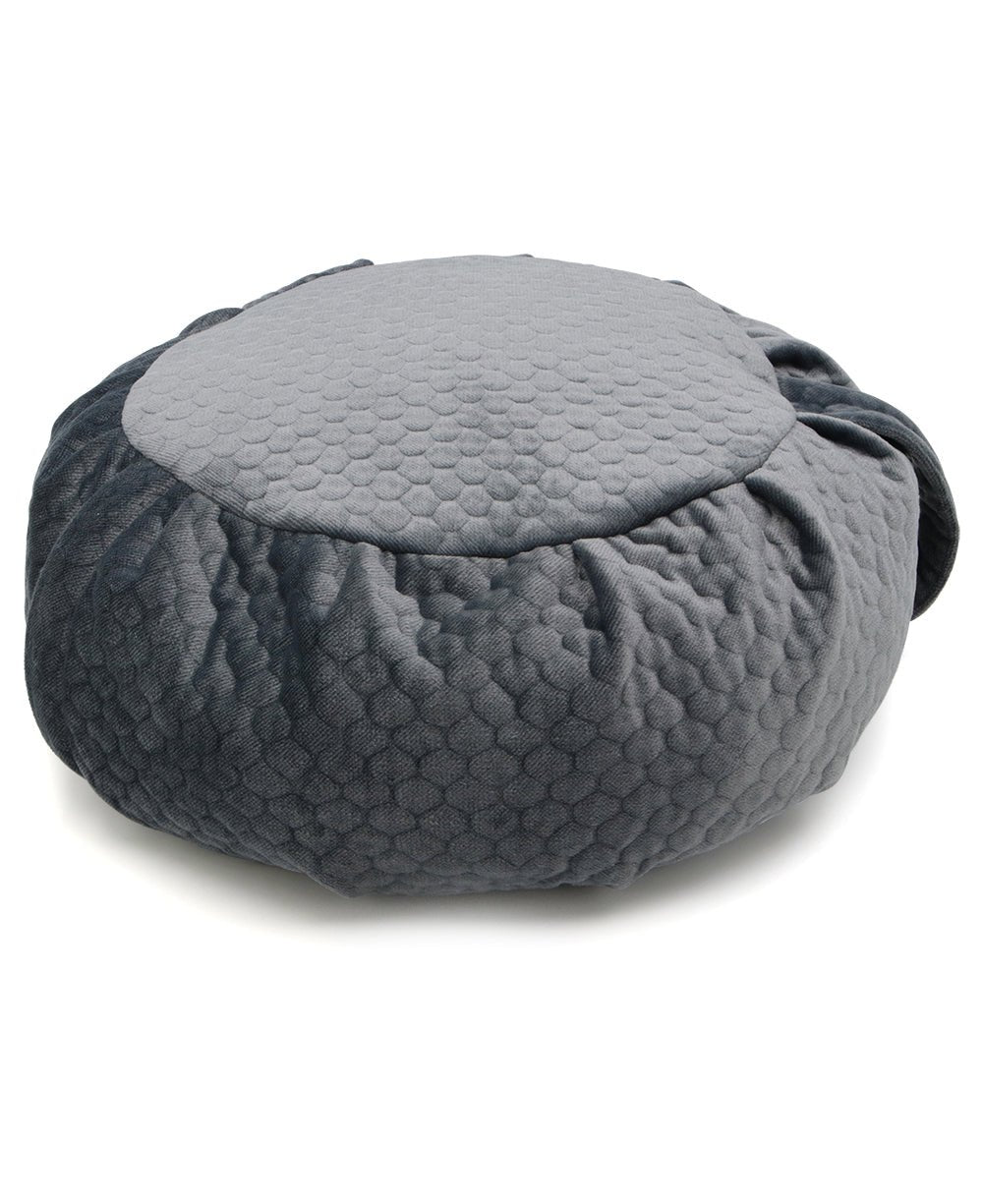 Luxe Quilted Zafu Meditation Cushion in Honeycomb、mySite、topwebapps