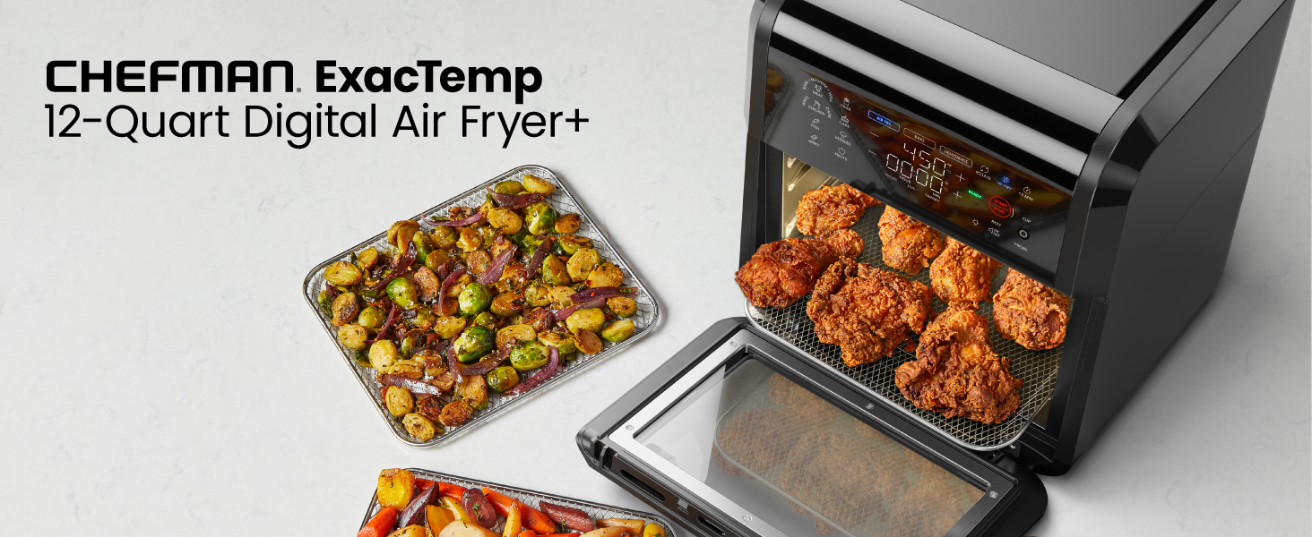 Chefman ExacTemp 12-Quart Digital Air Fryer