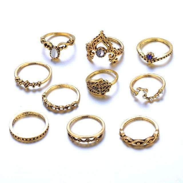 Vintage Stackable Ring Set、mySite、camillekostekn