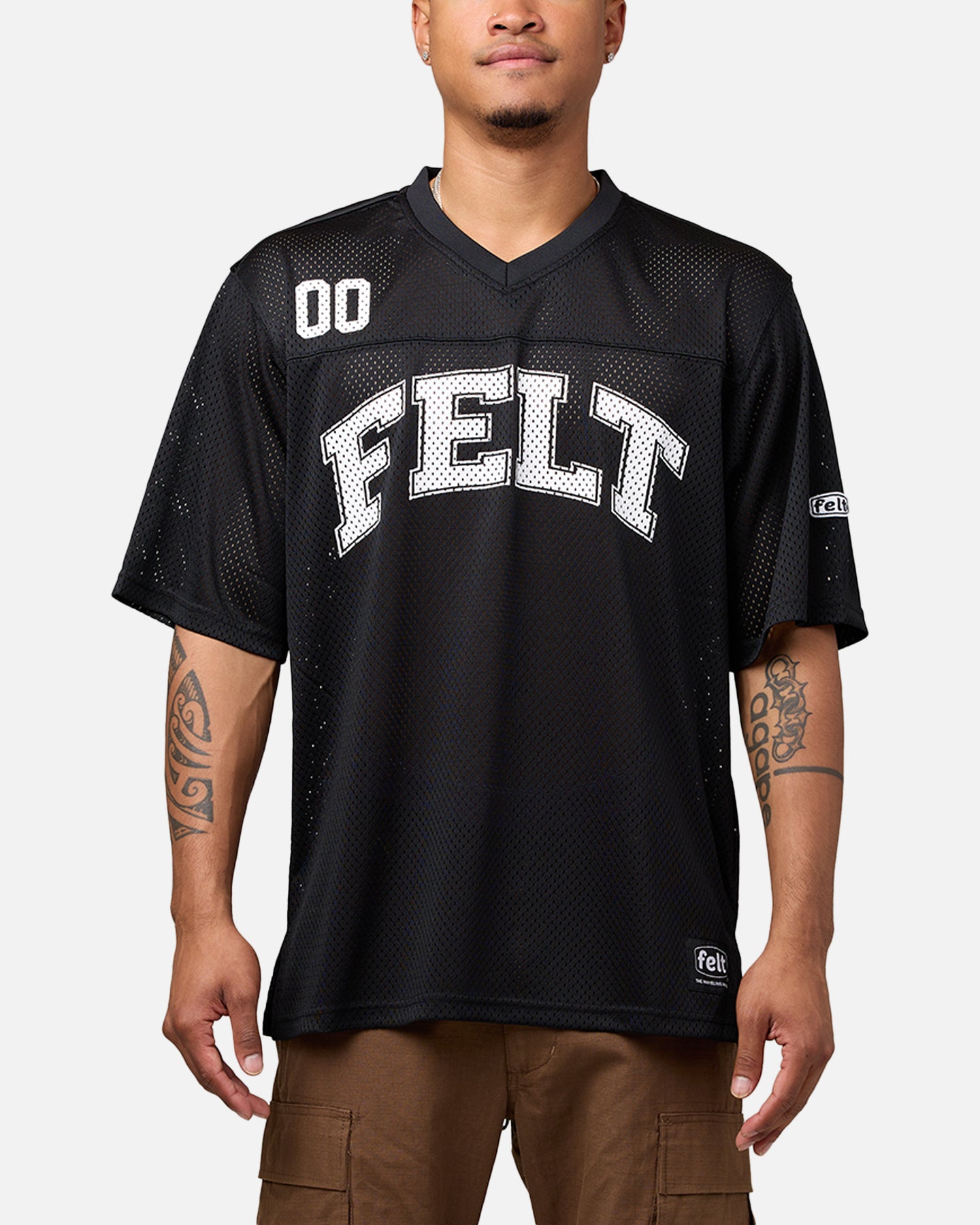 Felt Overtown Mesh Football Jersey Black、mySite、zt4zffjzw