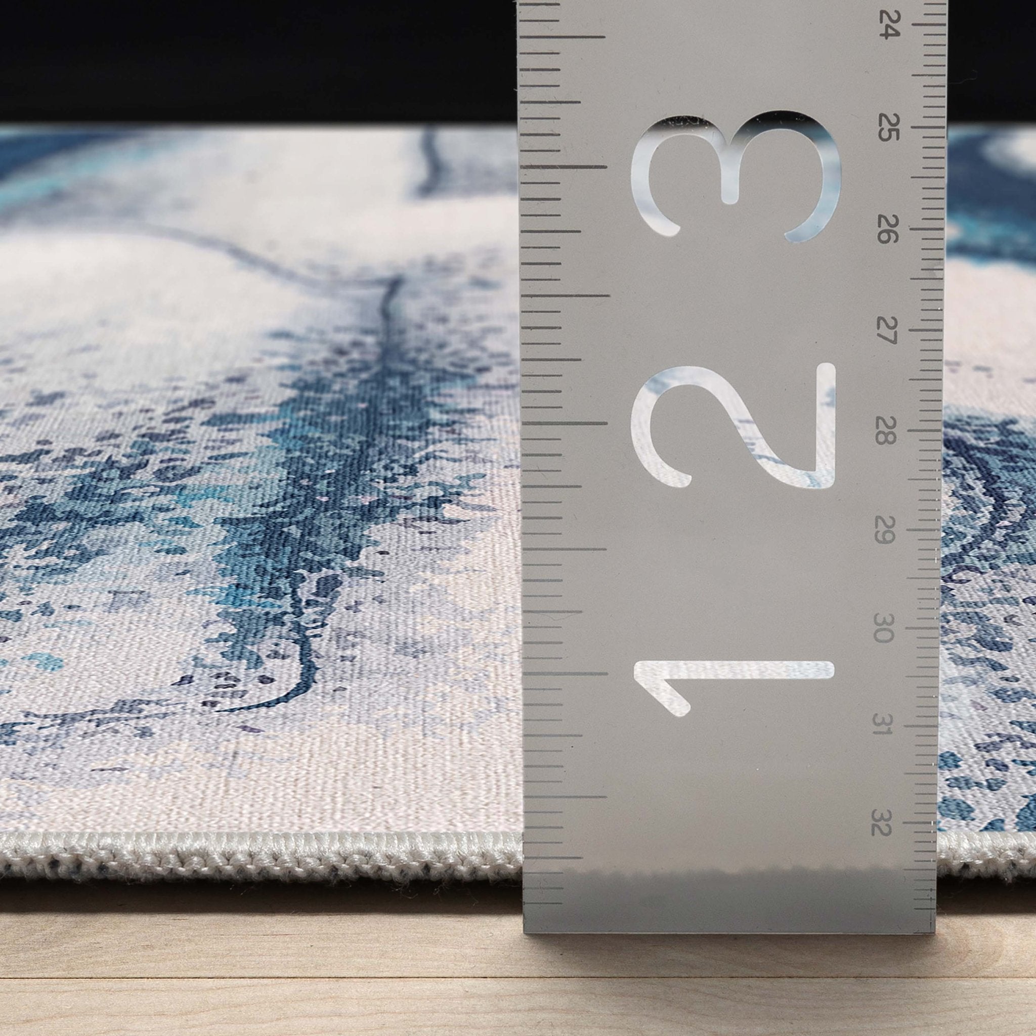 Tokyo Abstract Marble Blue Flatweave Rug、mySite、gigharbornorthrealestate