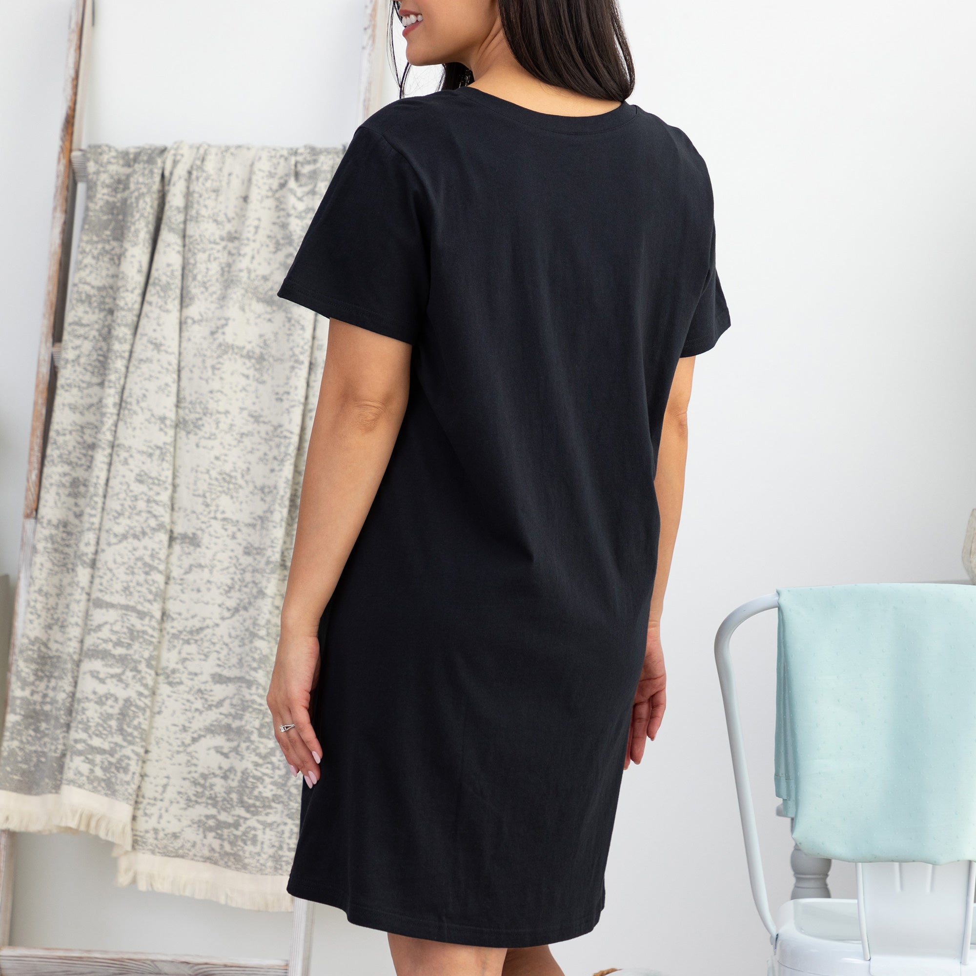 Gingham Paw V-Neck Nightgown、mySite、camillekostekn