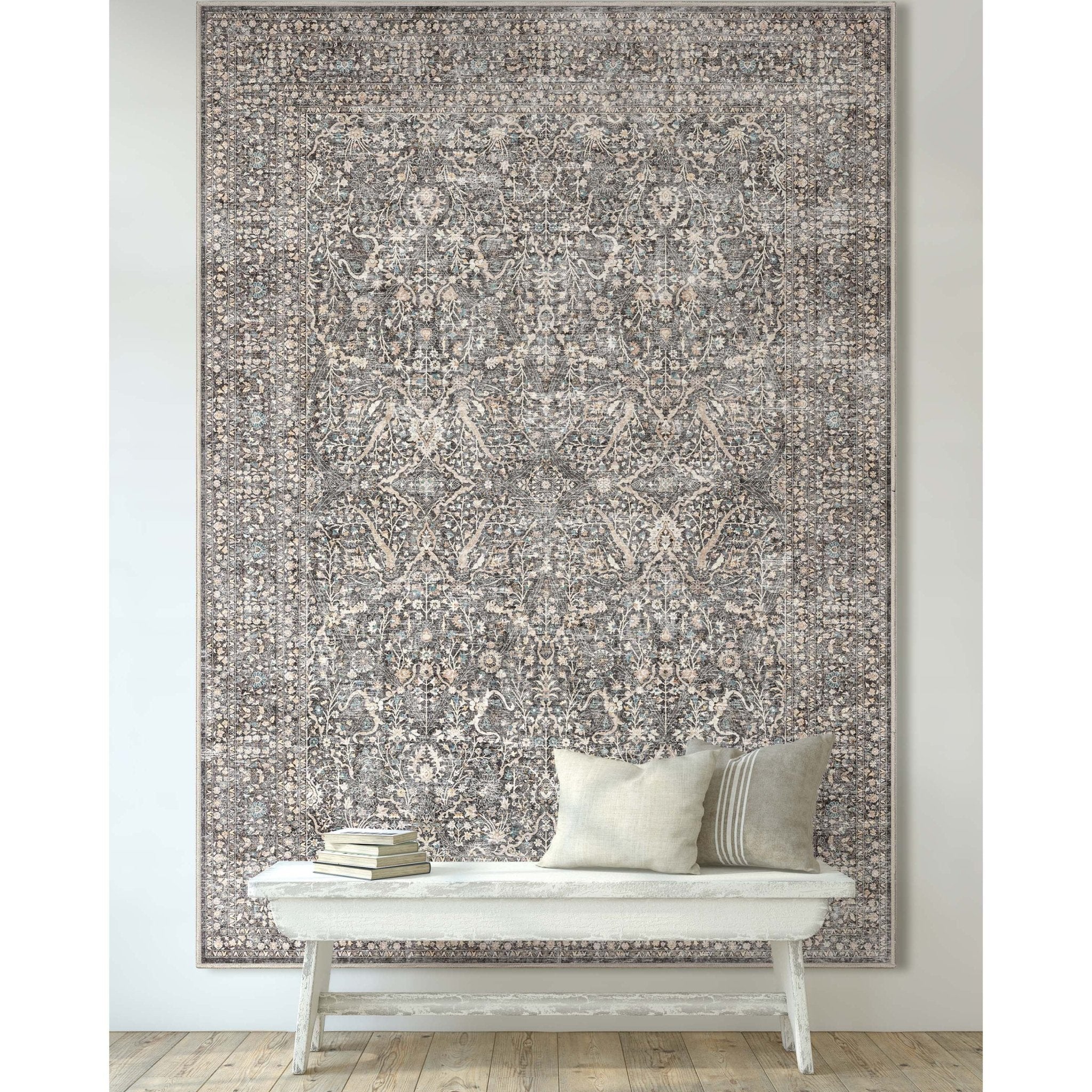 Isolde Vintage Persian Oriental Flat-Weave Rug、mySite、gigharbornorthrealestate