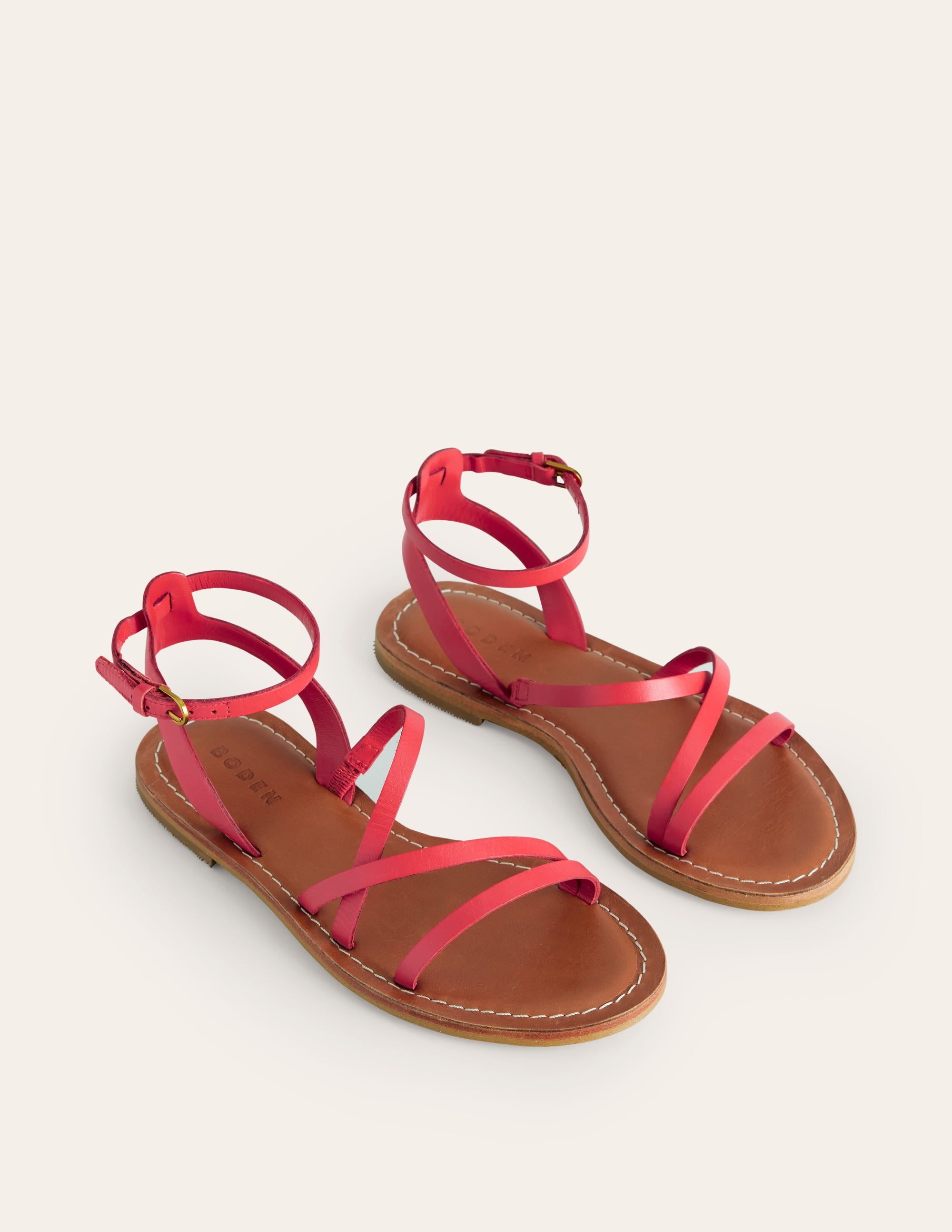 Everyday Flat Sandals-Post Box Red、mySite、ashleygrahame