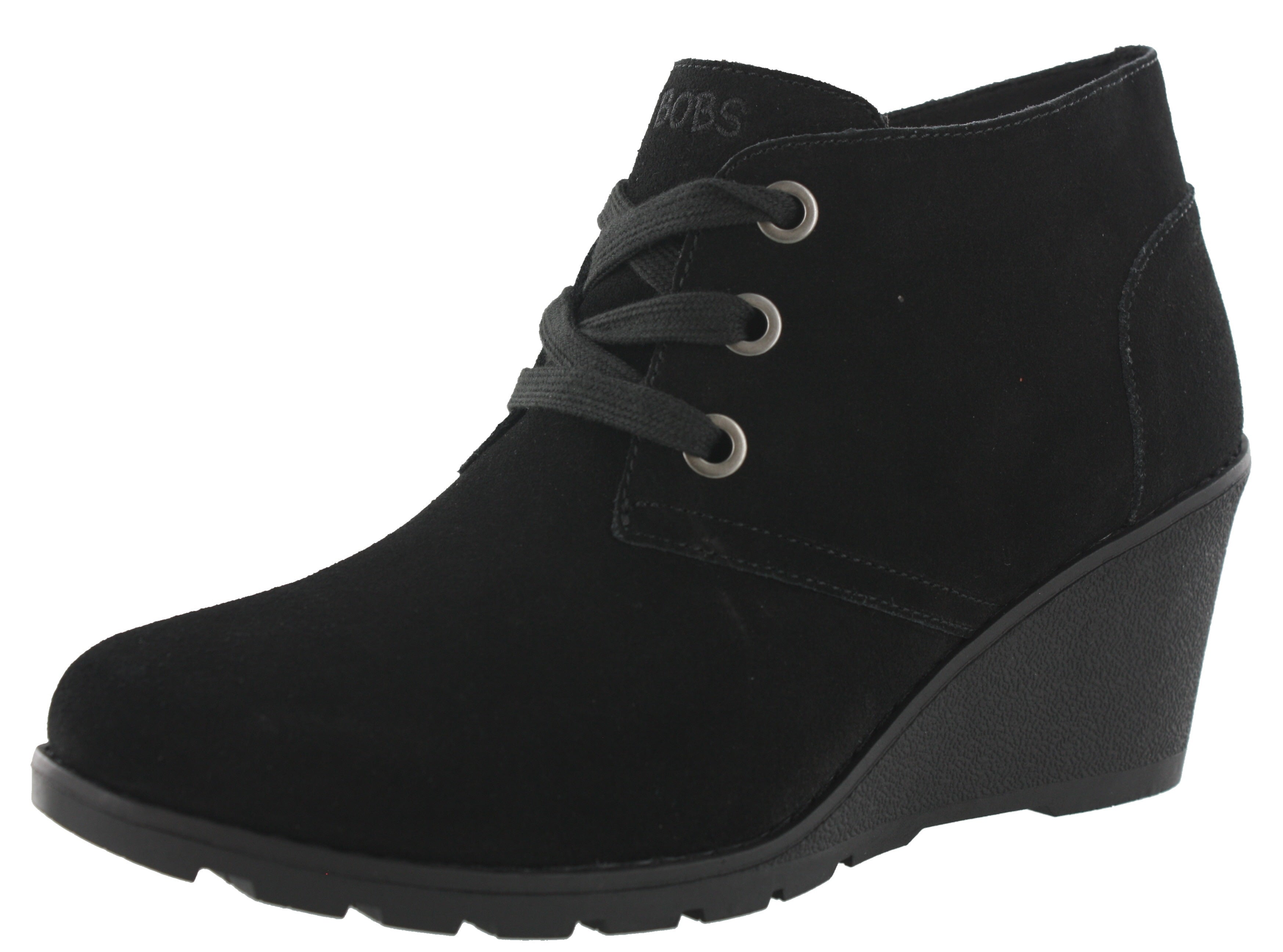 Skechers Women Tumble Weed Ghost Town Wedge Ankle Chukka Boots、mySite、dreamappss