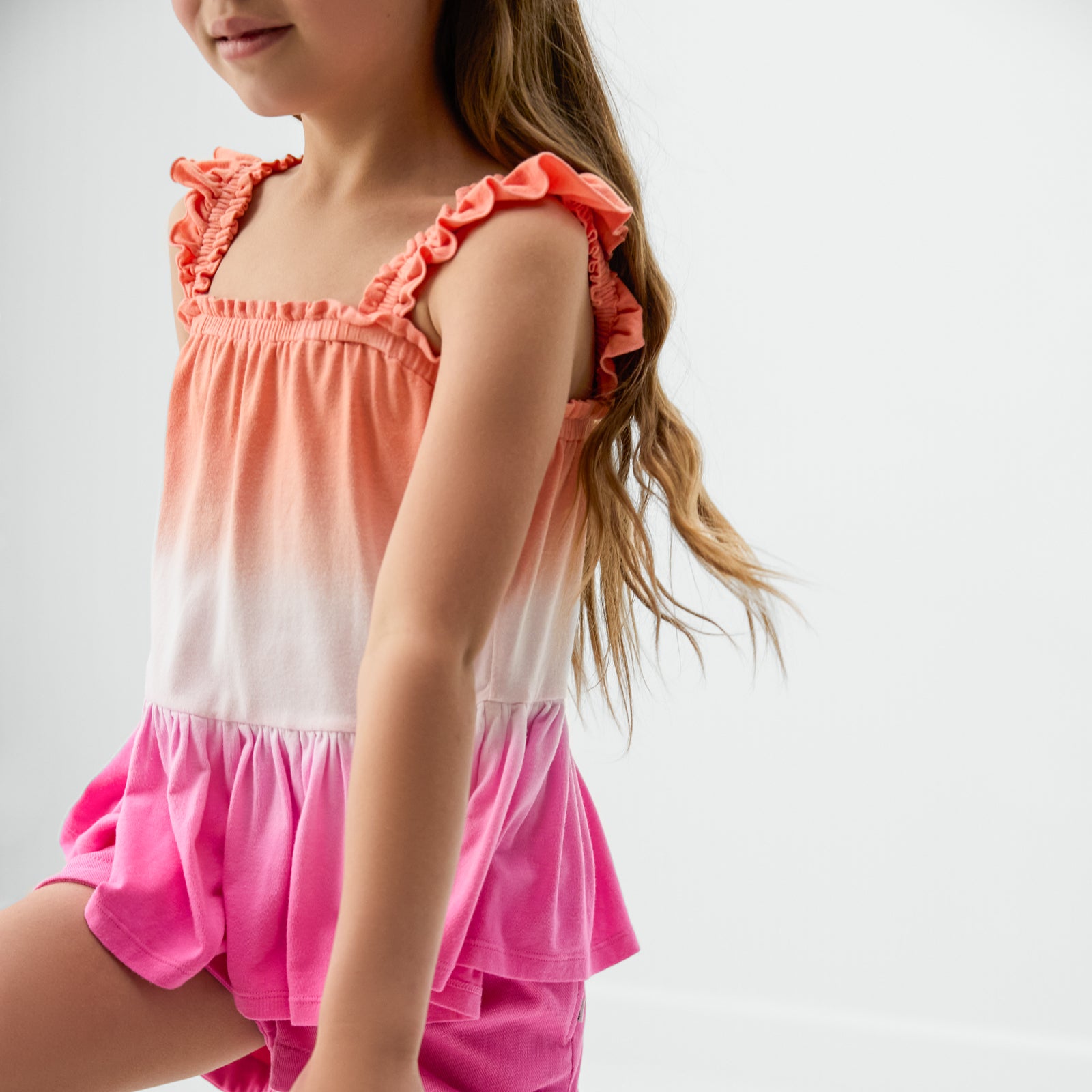 Guava Glow Peplum Flutter Tank、mySite、g9winljtr