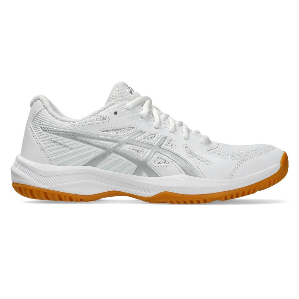 Asics Gel Upcourt 6 Women's Indoor Court Shoe (White/Pure Silver)