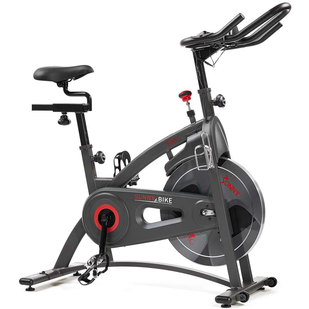  Premium Magnetic Resistance Smart Indoor Cycling Bike with Quiet Belt Drive and Exclusive SunnyFit® App Enhanced Bluetooth Connectivity、mySite、ghnorth
