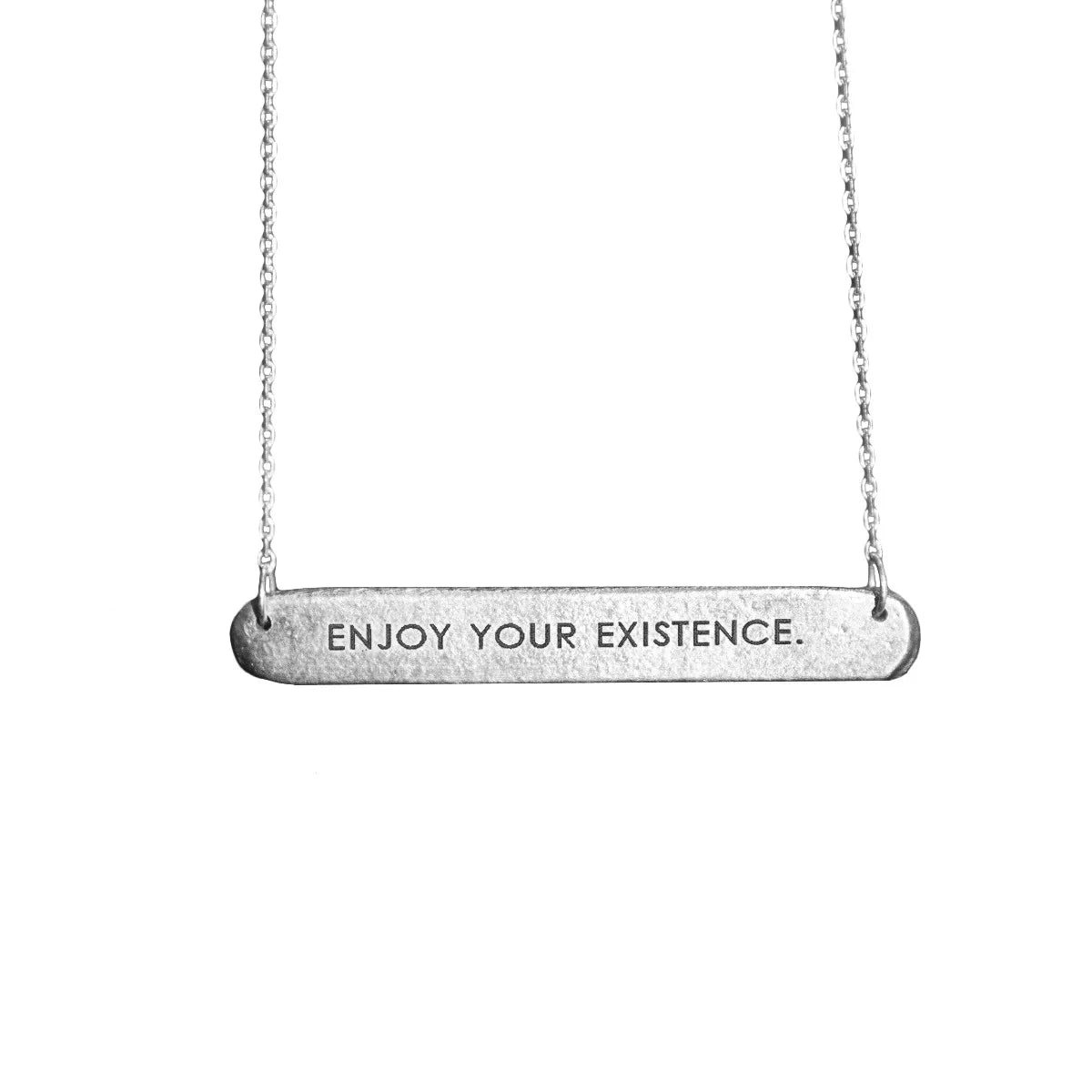 Enjoy Your Existence: Bar Pendant Necklace、mySite、topwebapps