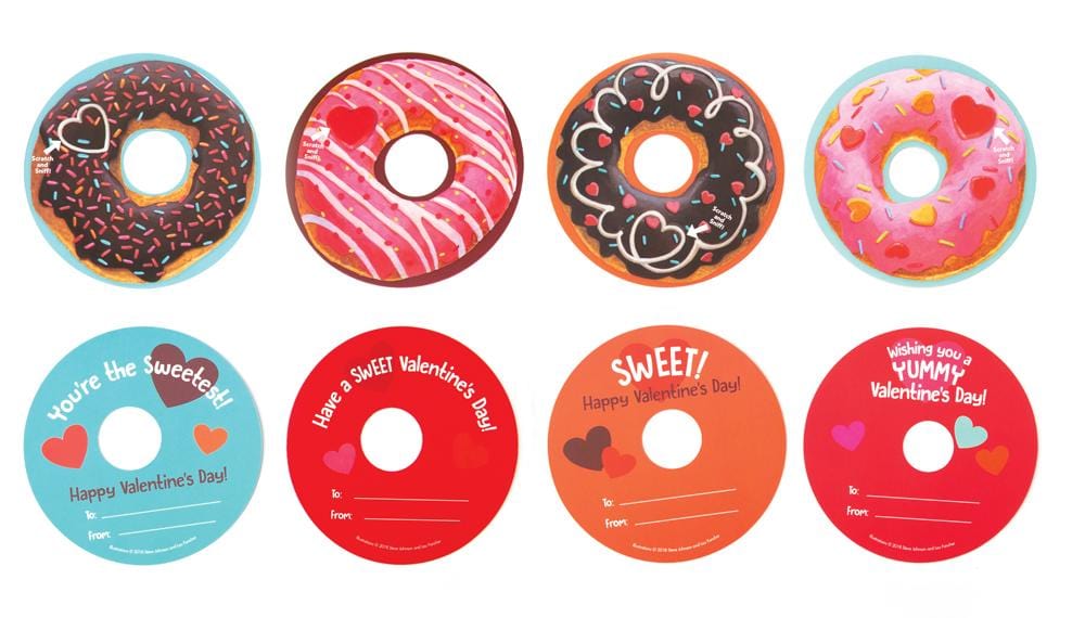  Valentine Cards Set - Donut Scratch And Sniff、mySite、ghnorth