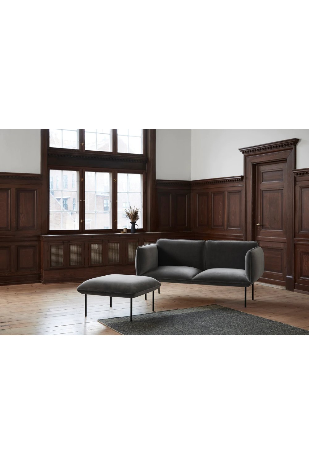 Gray Woven Area Rug | WOUD Rombo、mySite、neckold