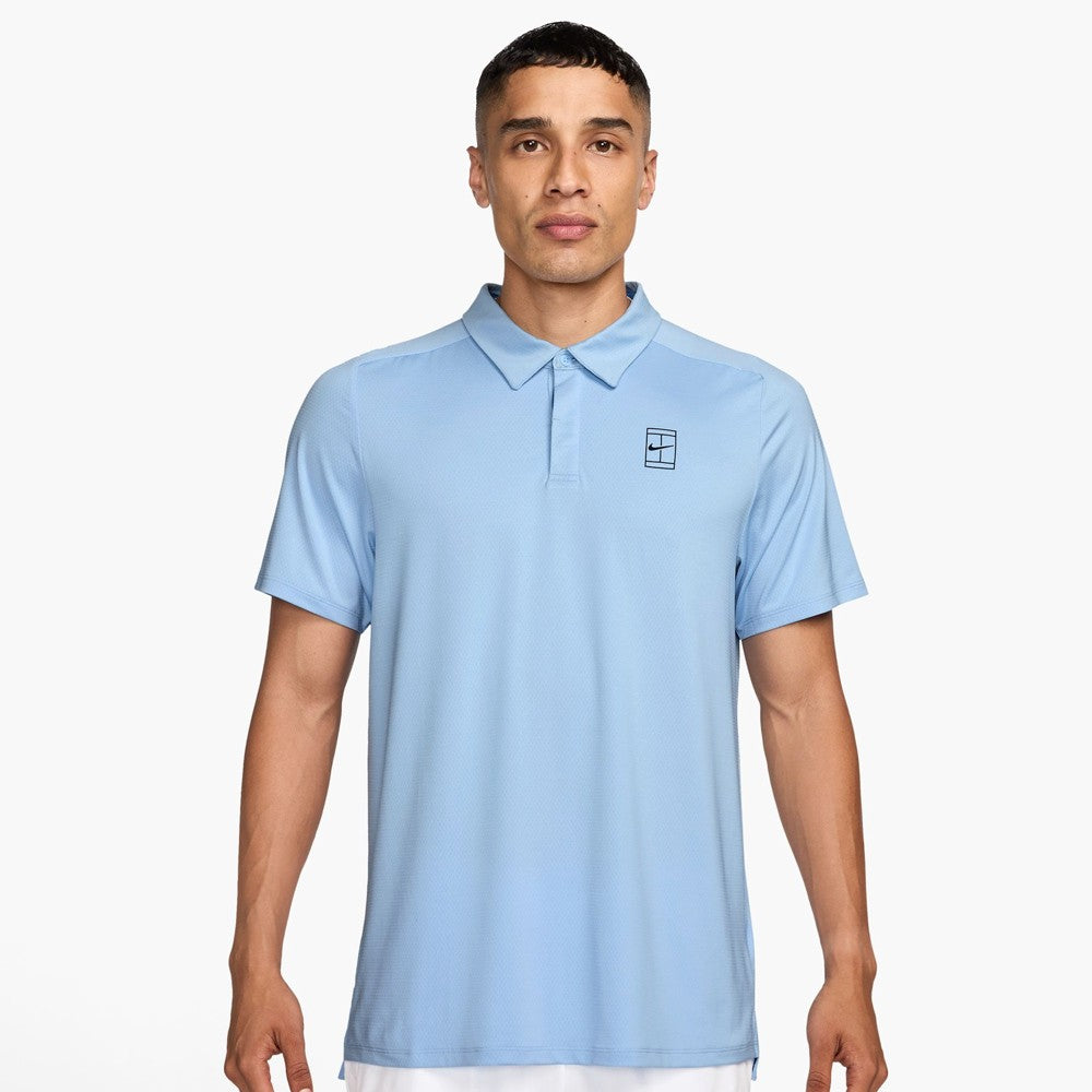 Nike Men's Advantage Polo - Psychic Blue、mySite、neckold