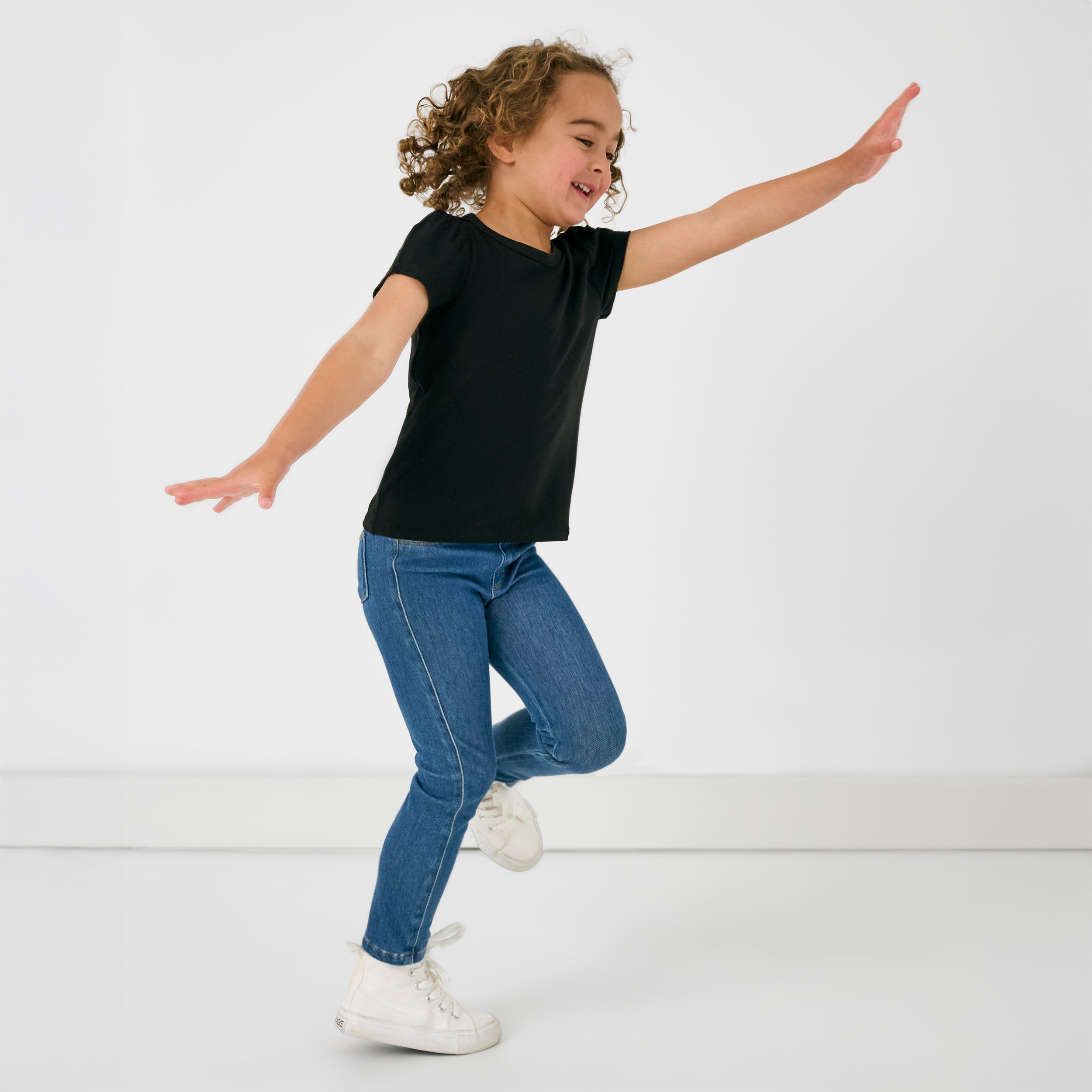 Black Puff Sleeve Tee、mySite、g9winljtr