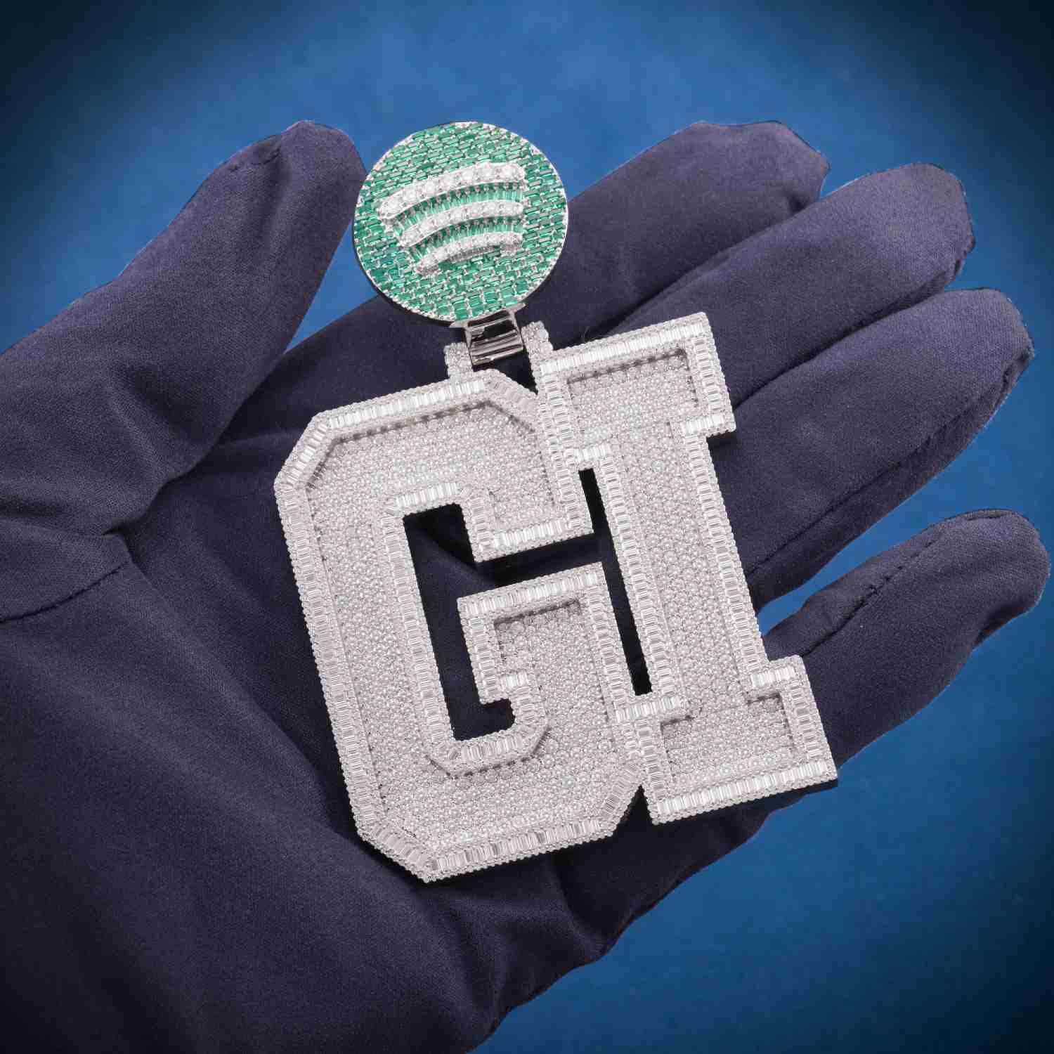 GI Custom Moissanite Pendant 14k Gold、mySite、hinf8tx79