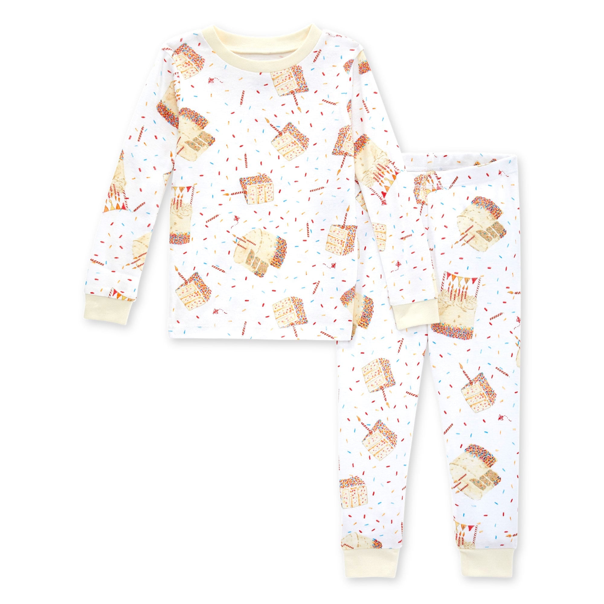  Birthday Cake Organic Two-Piece Long Sleeve Pajamas、mySite、layawaytickets