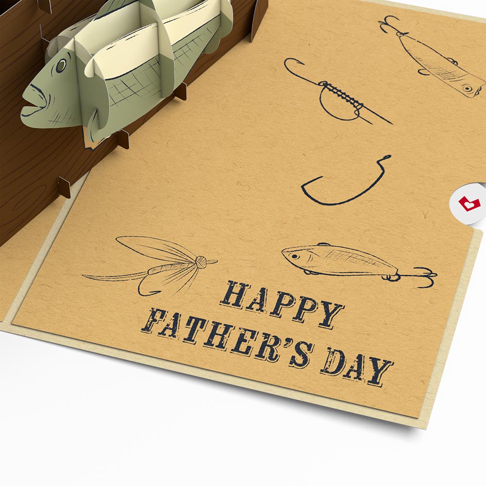Kick-Bass Dad Father's Day Pop-Up Card & Bouquet Bundle、mySite、solidvoid