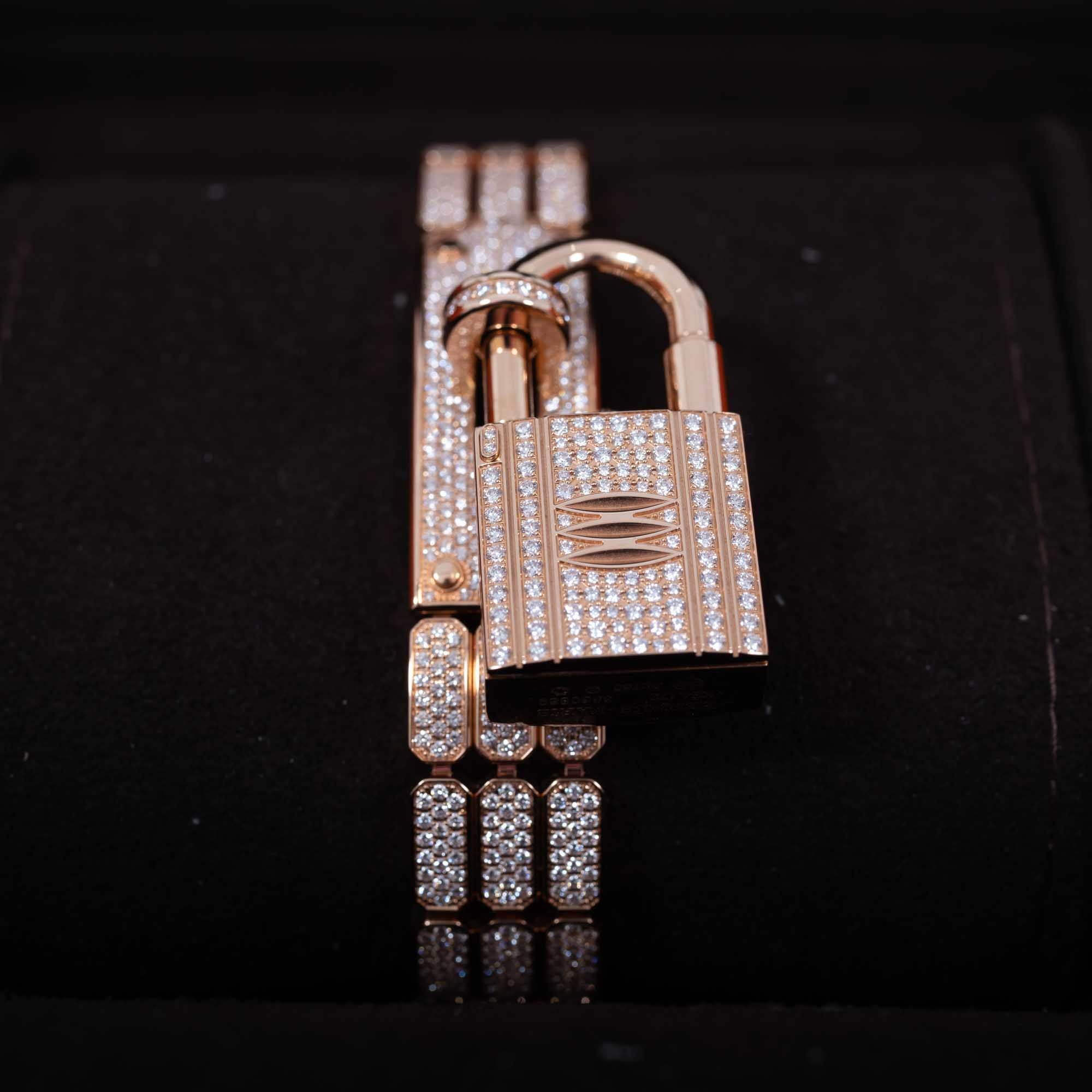 Extraordinary Full Diamond Hermès Kelly Watch 3 Piece Set、mySite、garminoutage.com