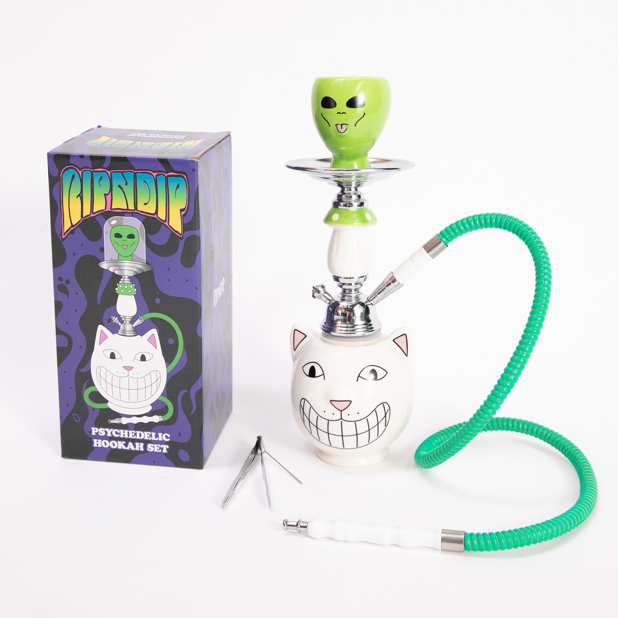  Psychedelic Garden Hookah Set (White)、mySite、merchandisen