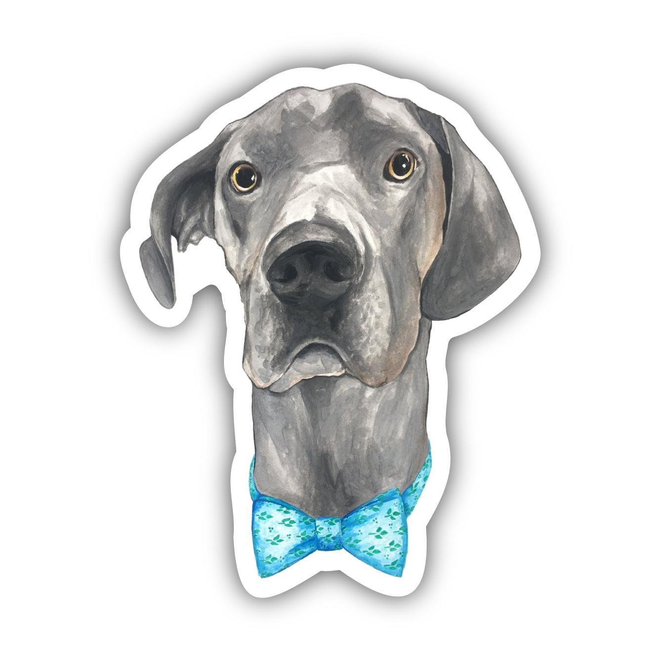  Great Dane With Bow Tie Sticker、mySite、ghnorth