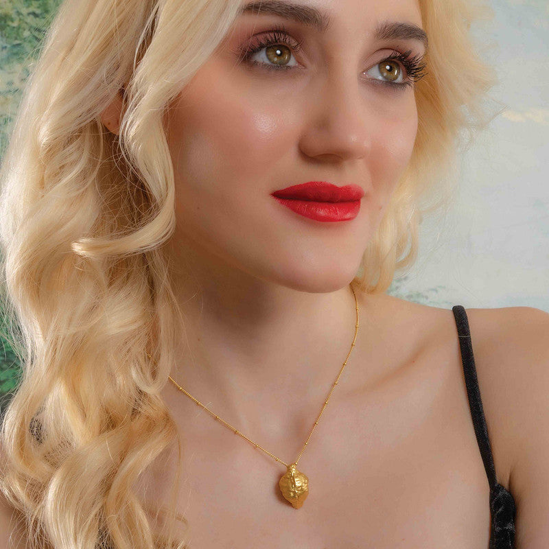 Ethical Nugget Charm Necklace | 14K Gold Plated、mySite、camillekostekn