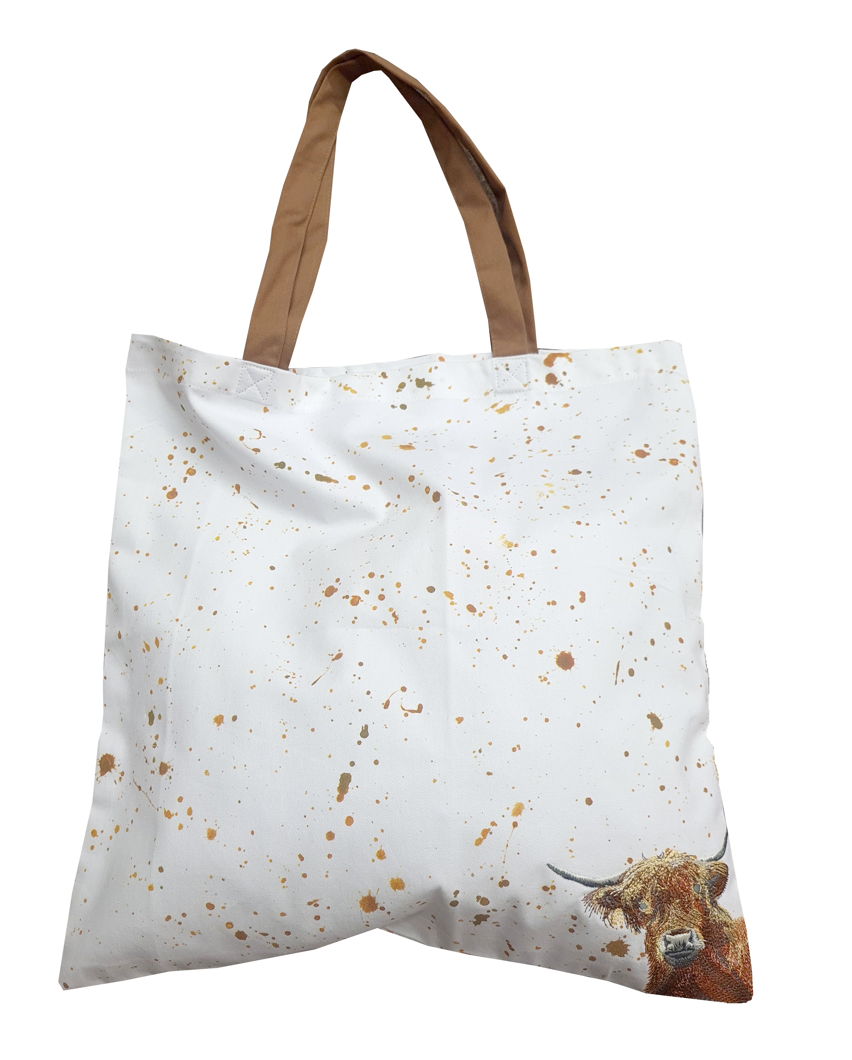 Highland Cow Organic Tote Bag - Betsy、mySite、g9winljtr