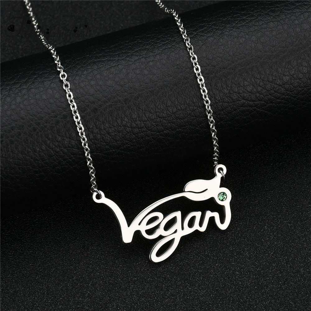 Vegan Stainless Steel Necklace & Ring in Silver, Gold and Rose Gold Tone, Great Gift! Great MESSAGE!、mySite、g9winljtr