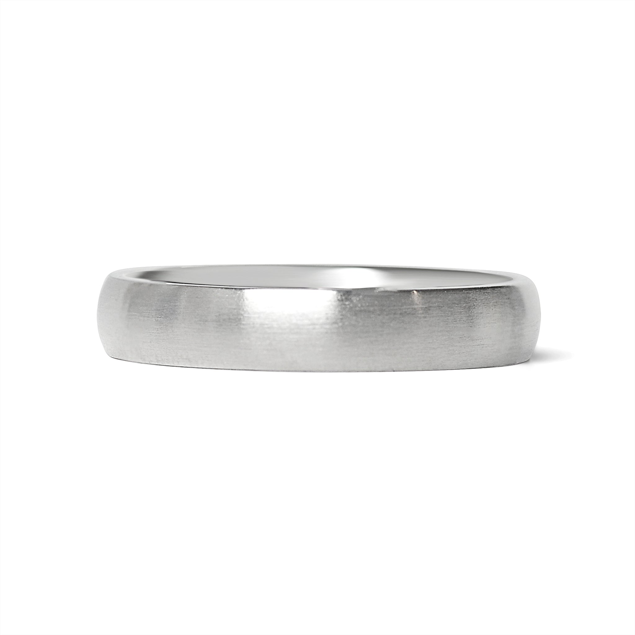 Stainless Steel Brushed Rounded Blank Ring / CFR2116、mySite、dreamappss