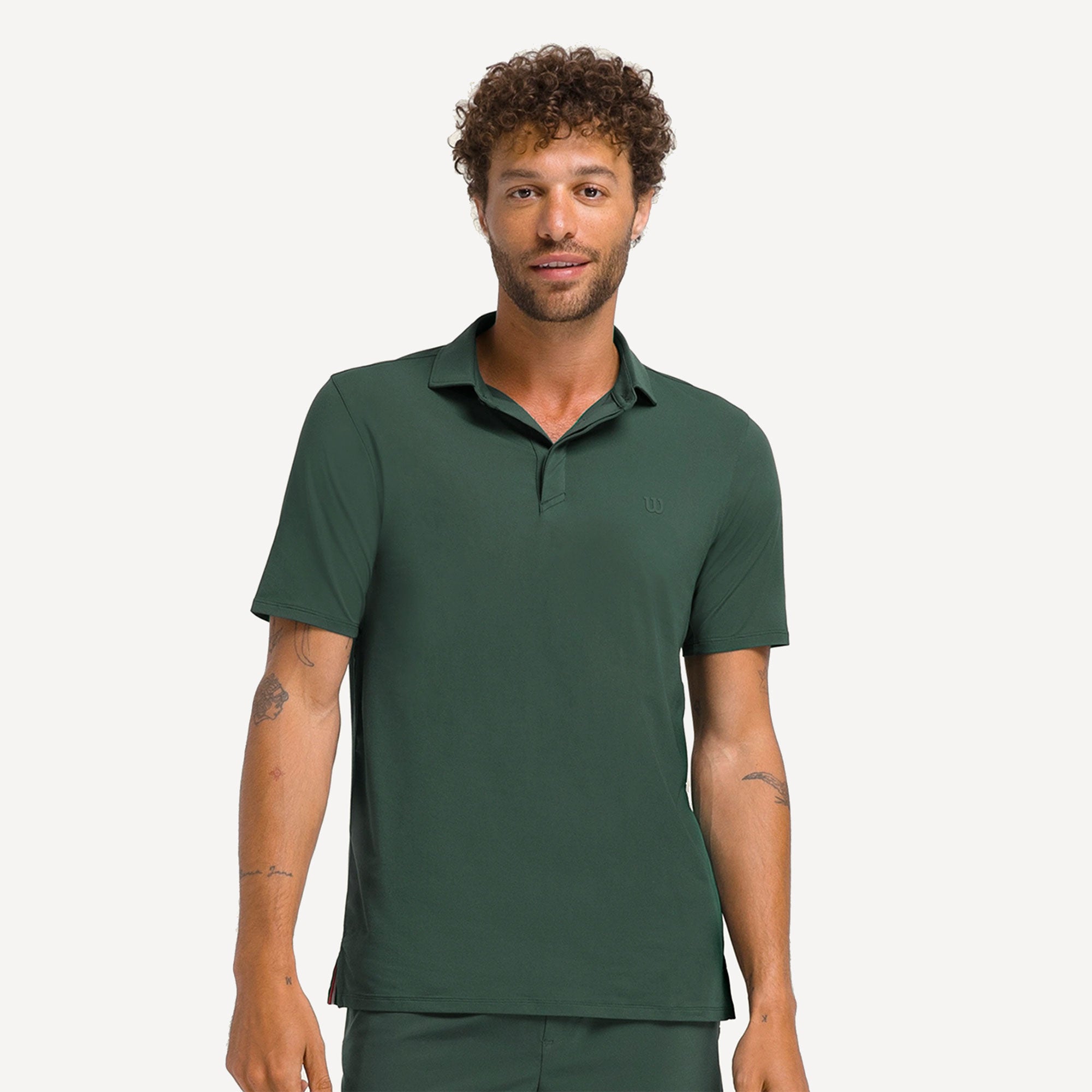 Wilson League Men's Tennis Polo、mySite、neckold