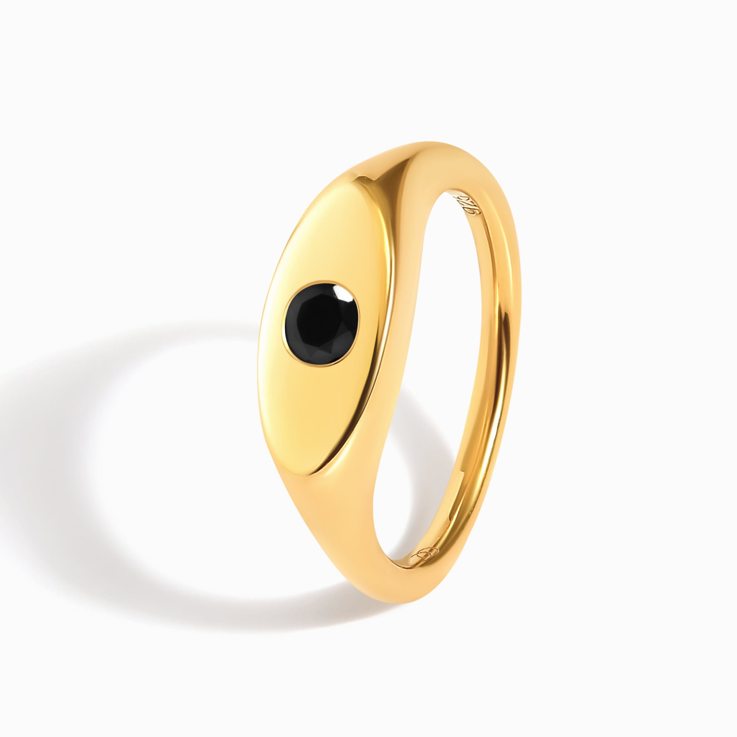 Black Obsidian Pinky Ring - Signet Noire、mySite、hinf8tx79