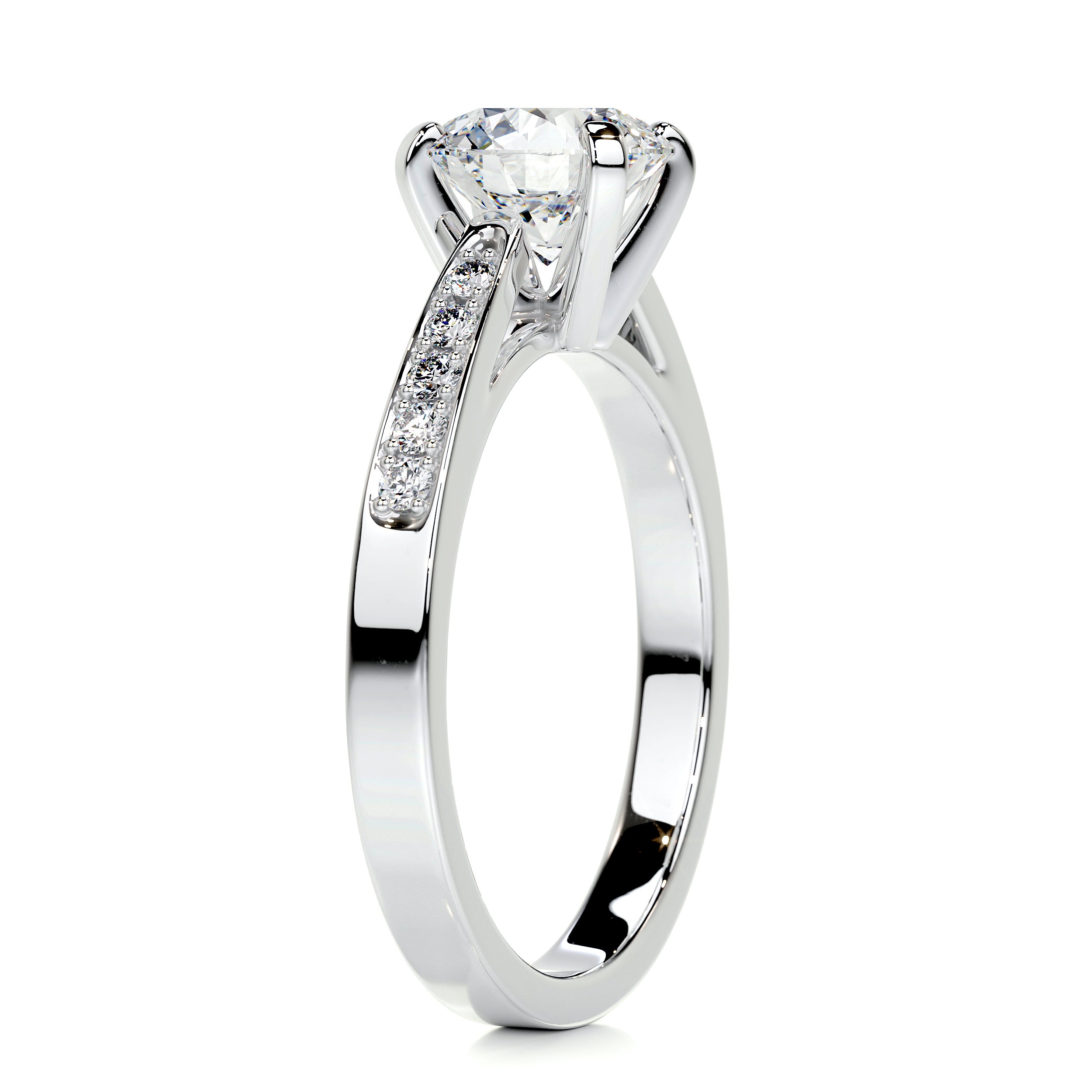 Margaret Diamond Engagement Ring -18K White Gold、mySite、hinf8tx79