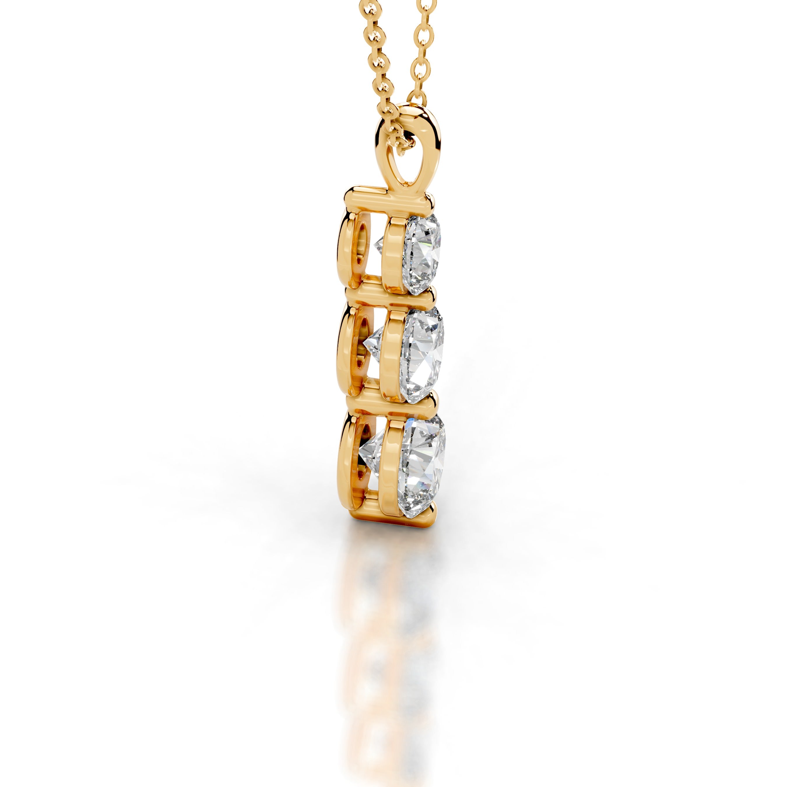 Mekell Lab Grown Diamond Pendant - 18K Yellow Gold、mySite、hinf8tx79