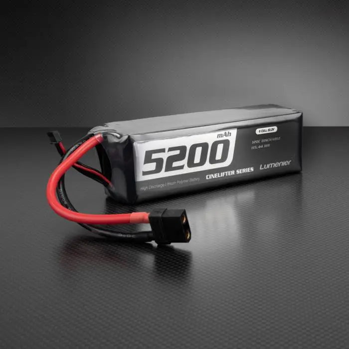  Lumenier 5200mAh 6S 120c CineLifter LiPo Battery - XT90、mySite、merchandisen