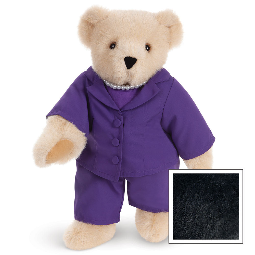 15 In. Business Bear, Purple Suit、mySite、g9winljtr