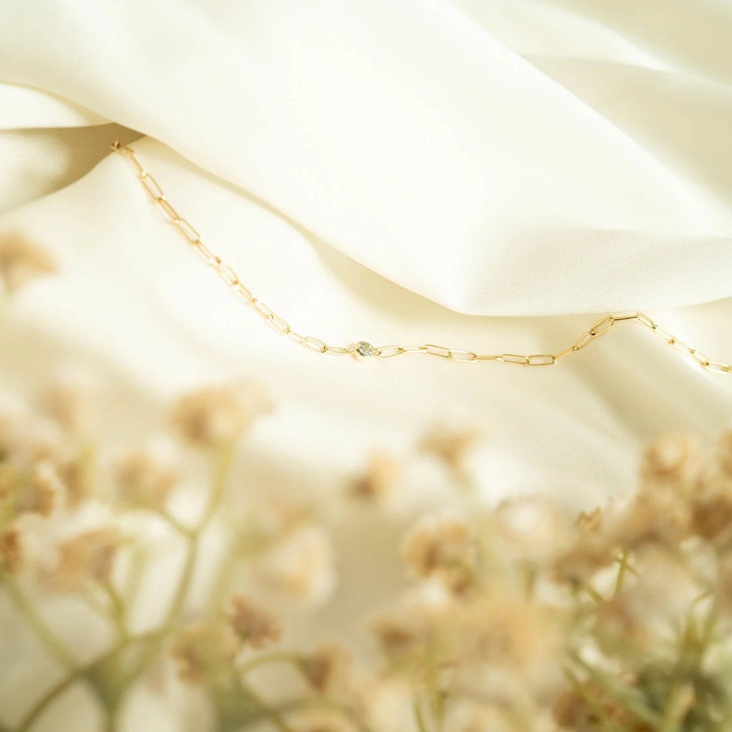 14K Solid Gold Birthstone Connector Charms for Permanent Jewelry / PMJ1030、mySite、dreamappss