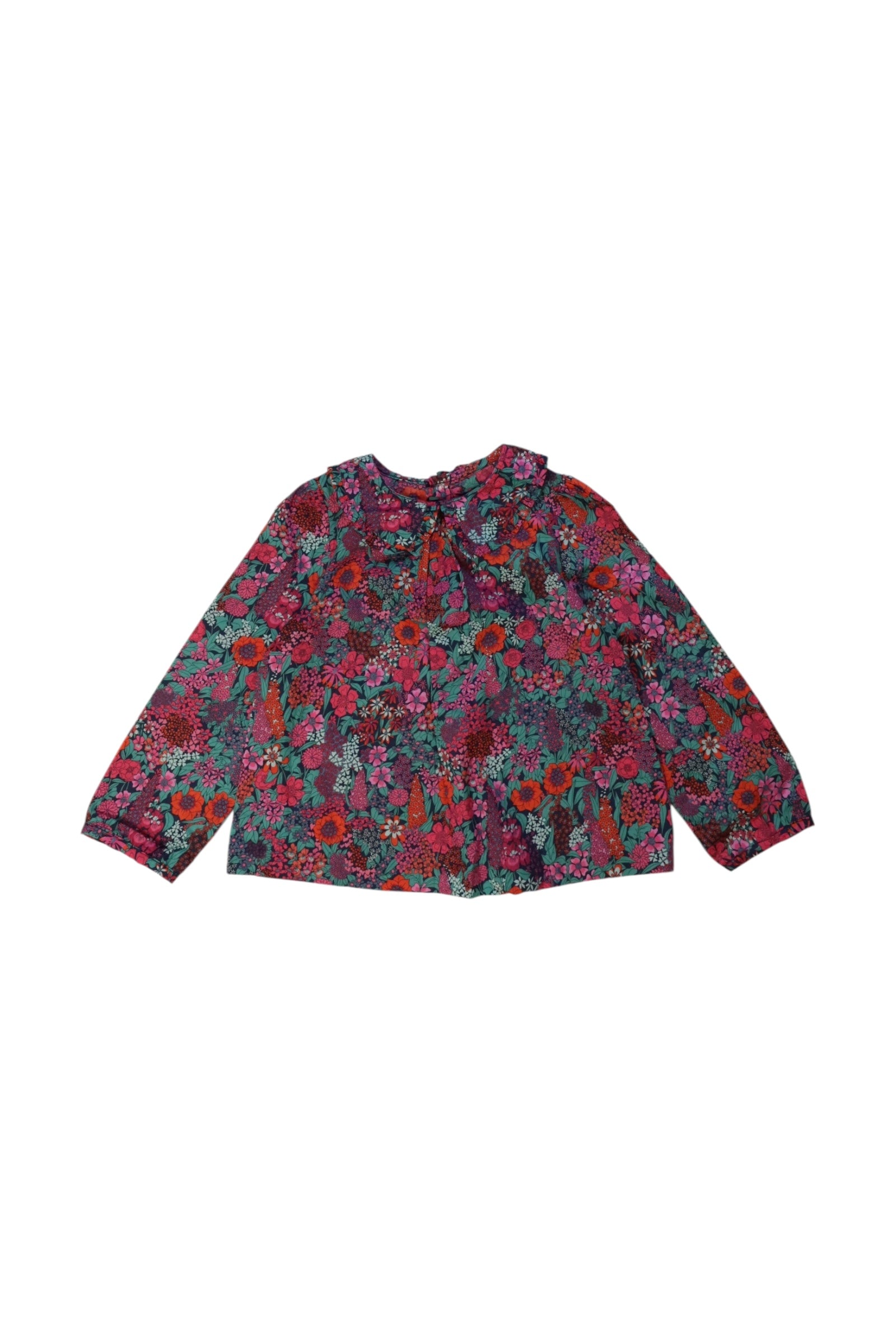 Jacadi Floral Blouse With Collar 3T、mySite、g9winljtr