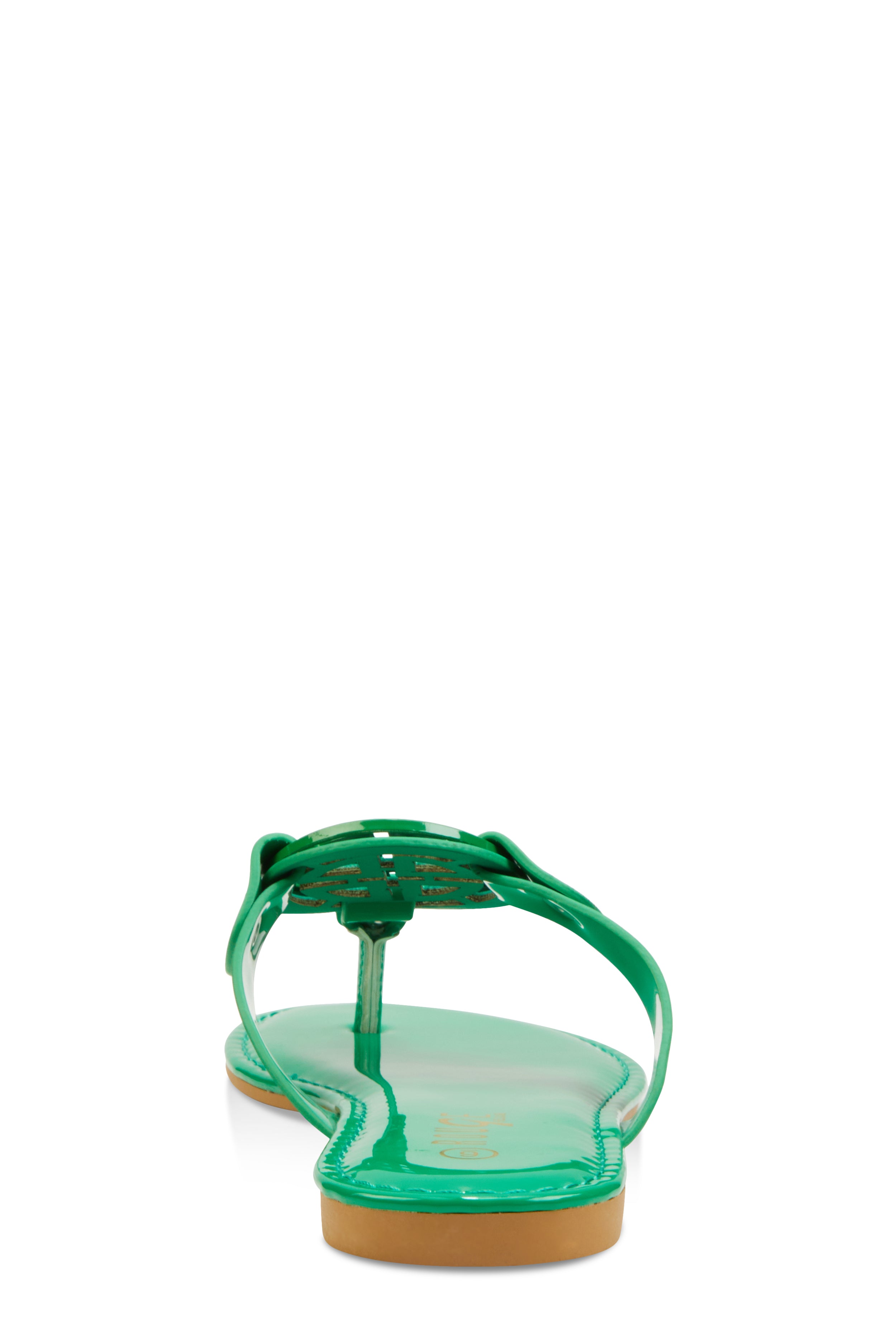 Geometric Pendant Thong Slide Sandals、mySite、camillekostekn