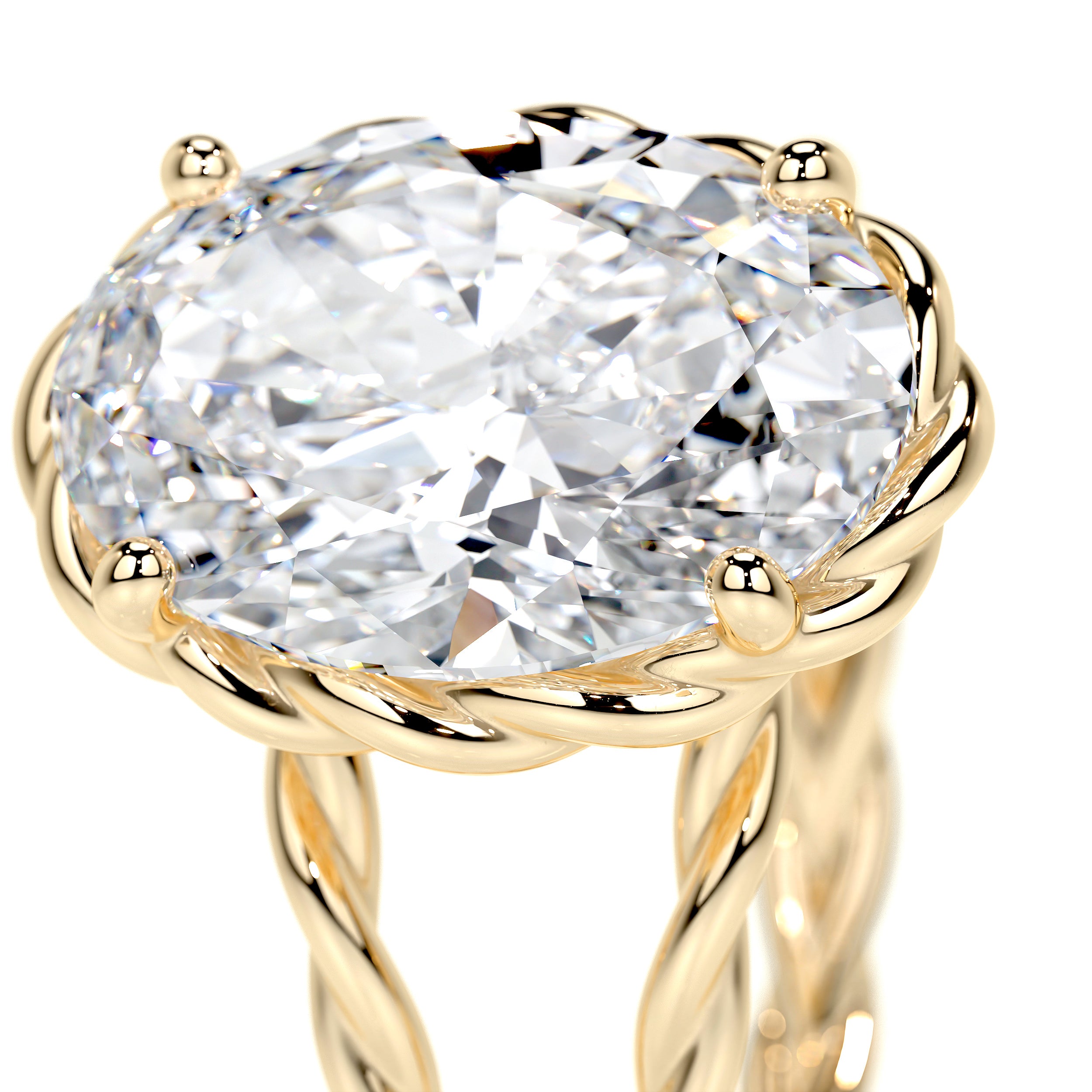 Milani Lab Grown Diamond Ring -18K Yellow Gold、mySite、hinf8tx79