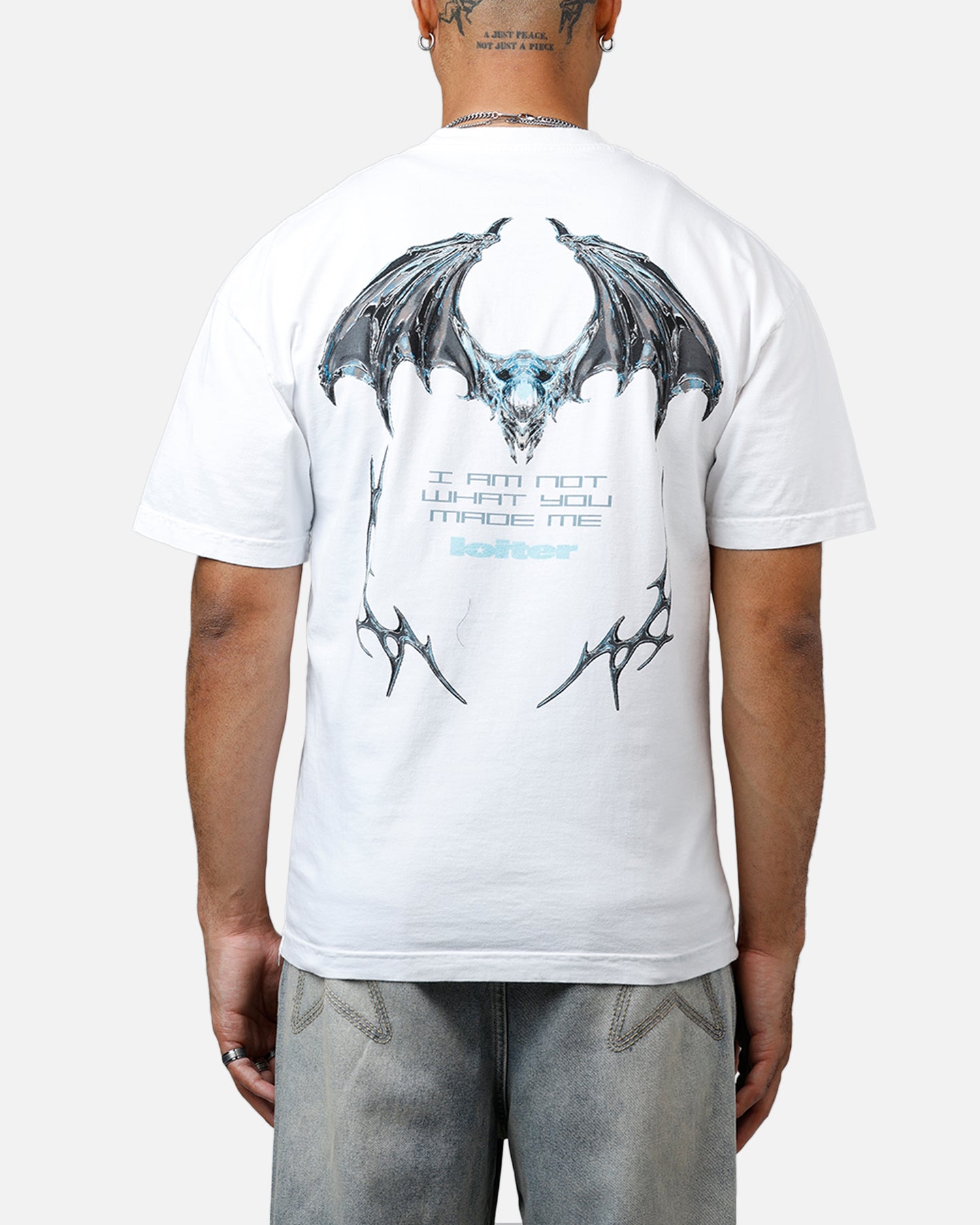 Loiter Chrome Deceiver Vintage T-Shirt White、mySite、zt4zffjzw