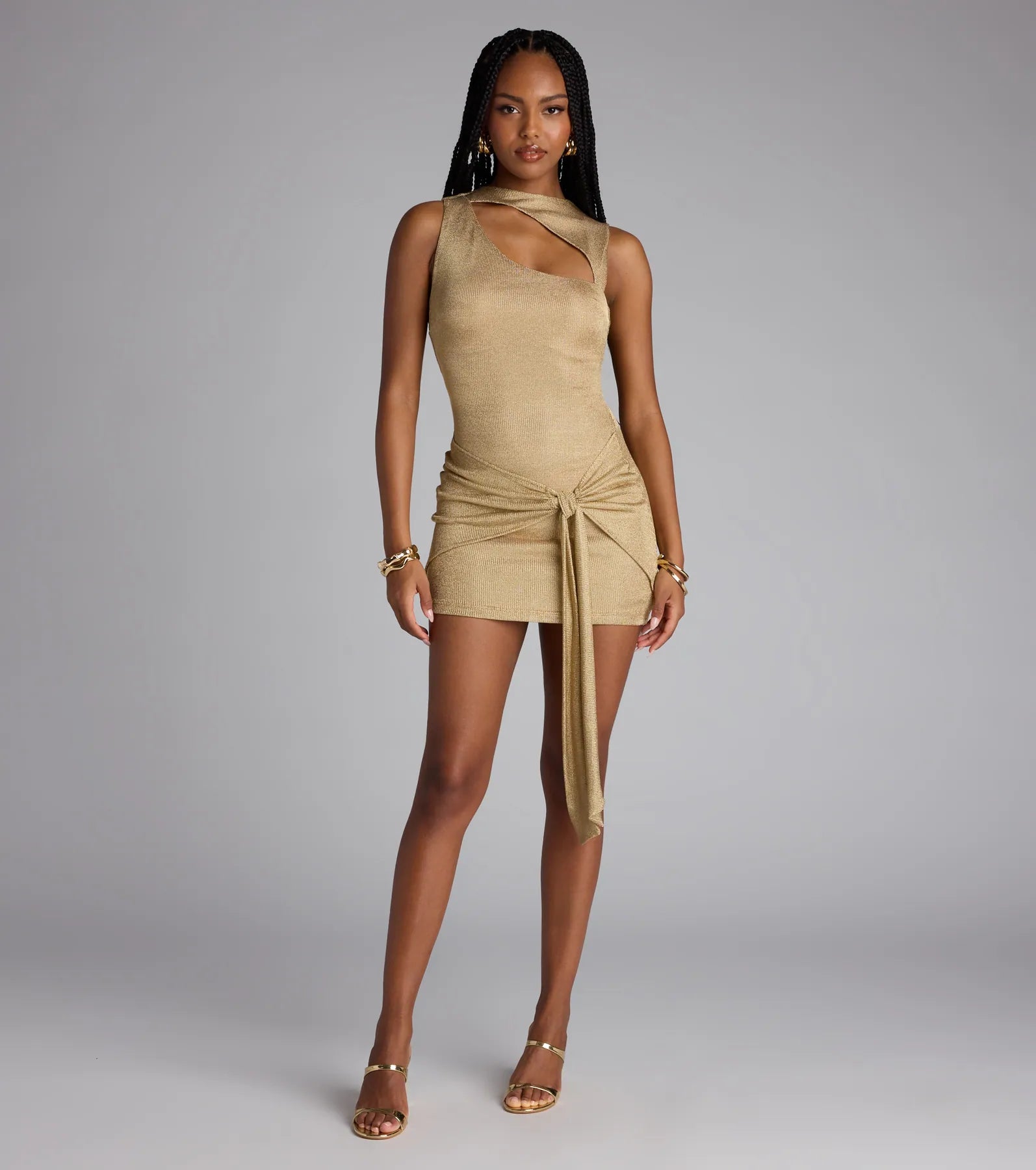  Wrap Star Cutout Mini Dress、mySite、justintrudeaud