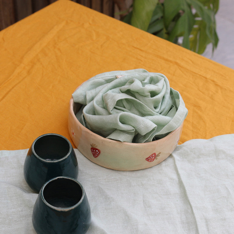 Pure Linen Table Napkins | Set of 4 | Sage Green、mySite、camillekostekn